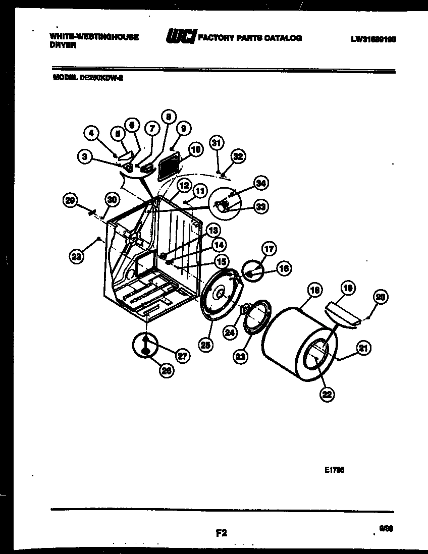 02 - CABINET AND COMPONENT PARTS