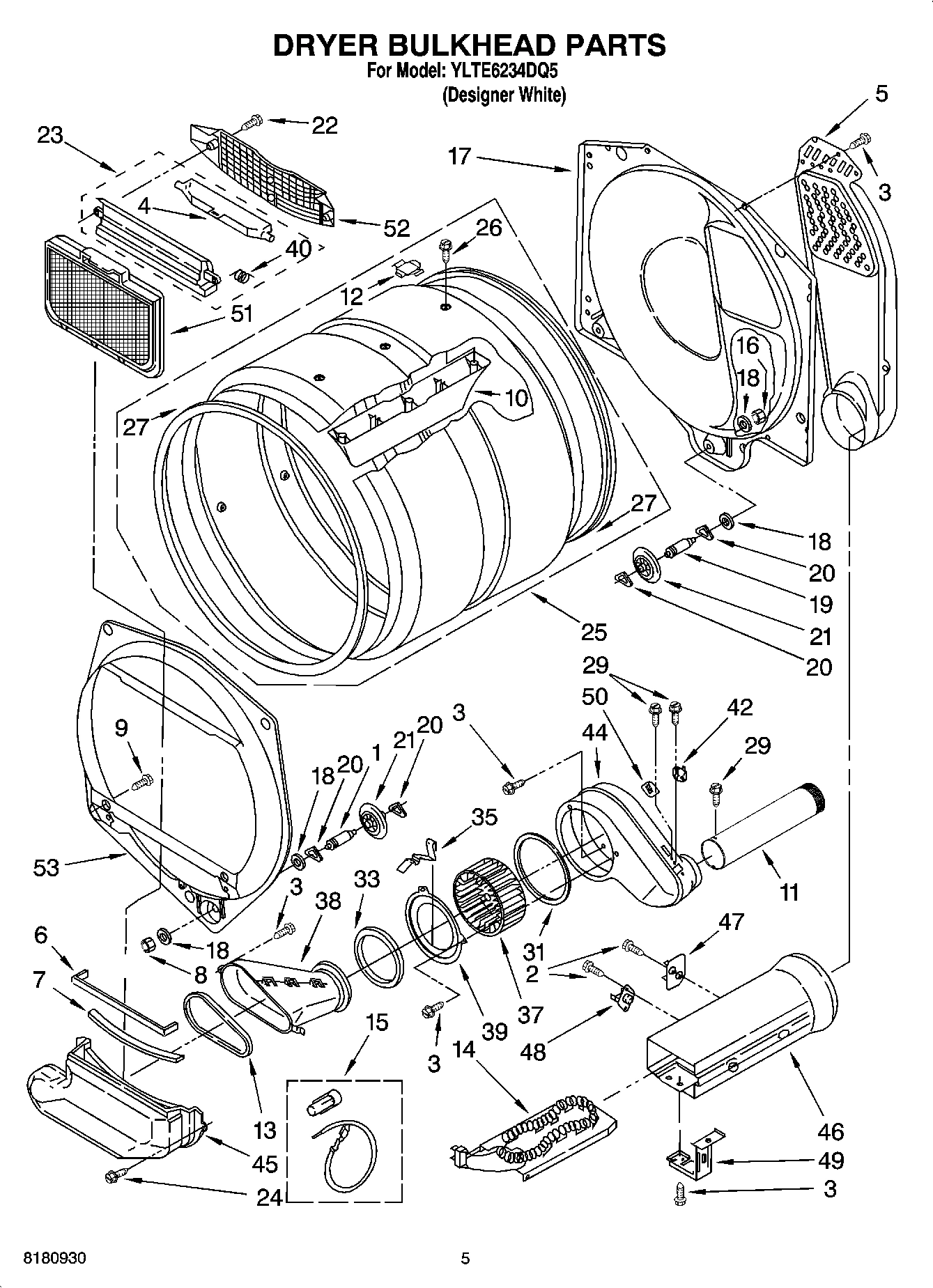 04 - DRYER BULKHEAD PARTS