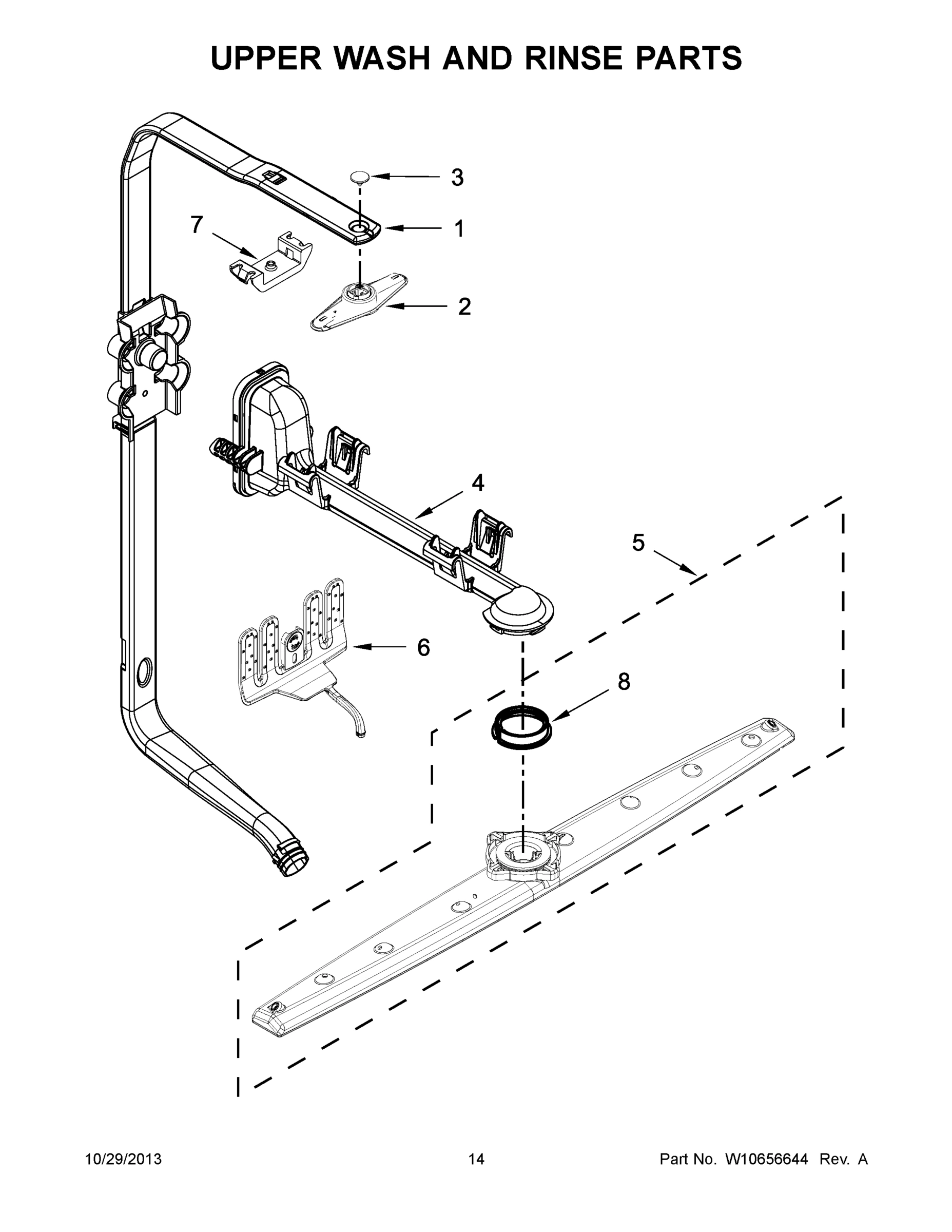 08 - UPPER WASH AND RINSE PARTS