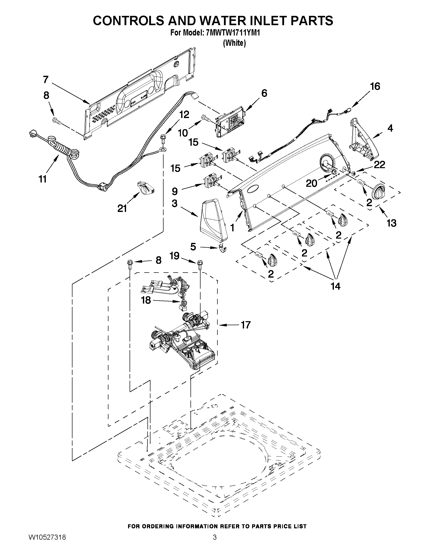 02 - CONTROLS AND WATER INLET PARTS