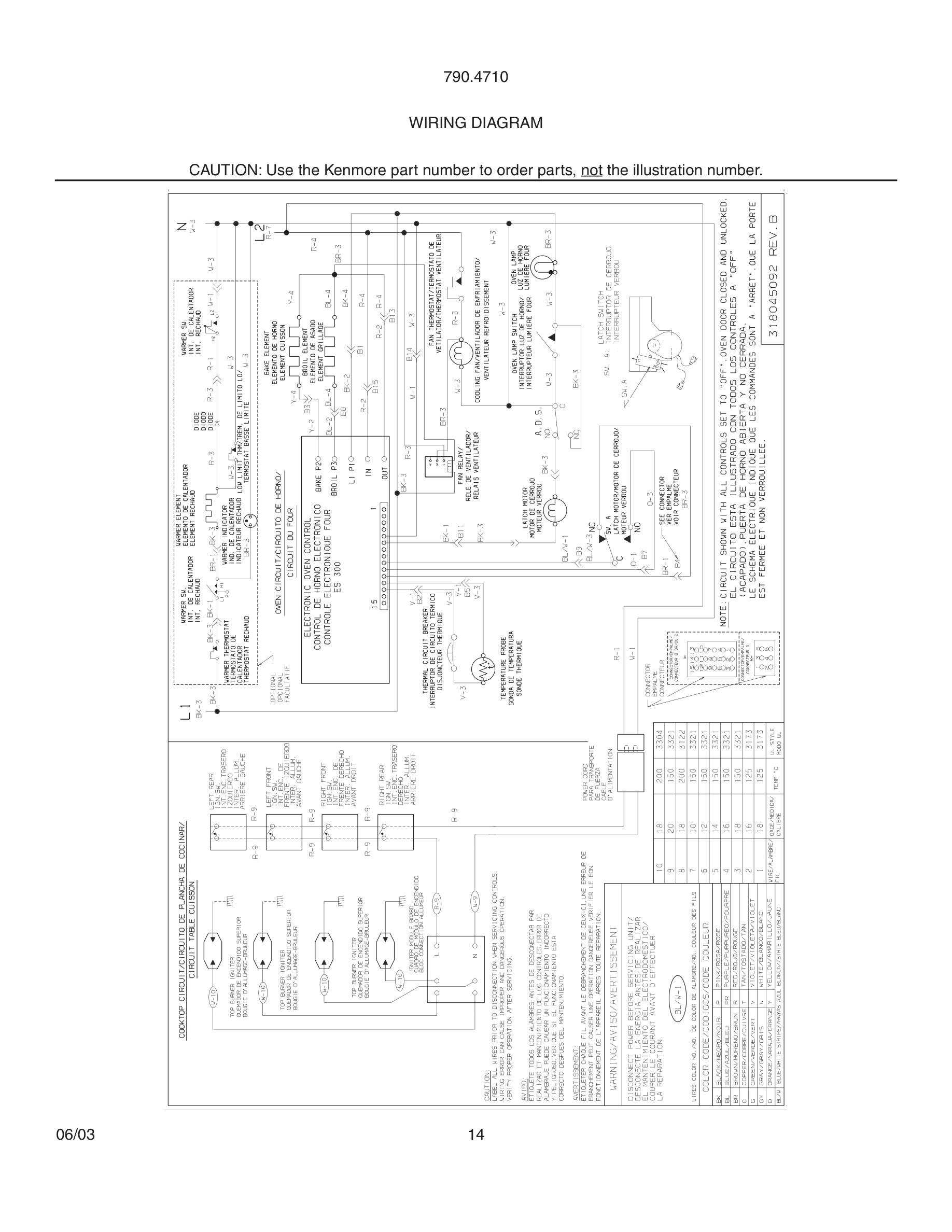 14 - WIRING DIAGRAM