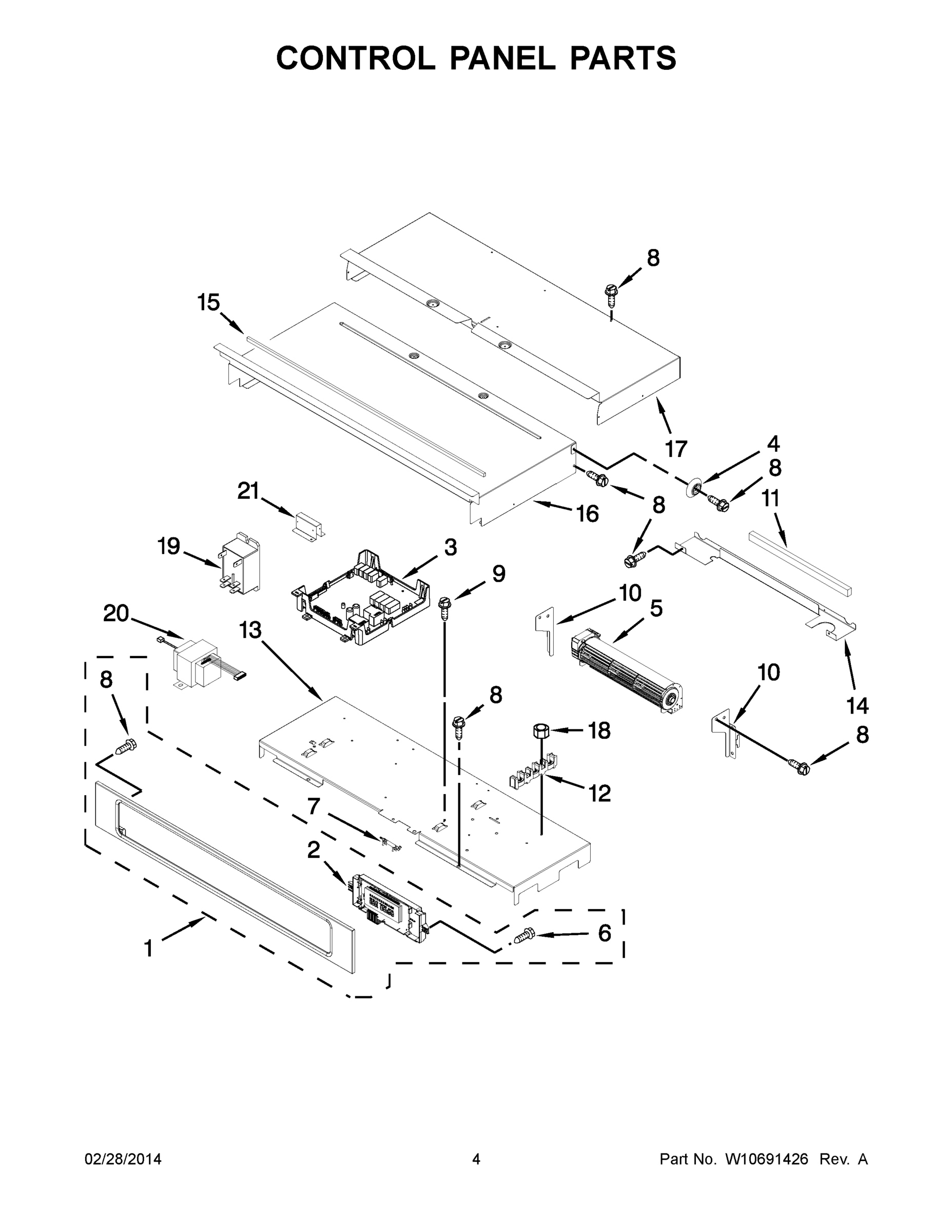 03 - CONTROL PANEL PARTS