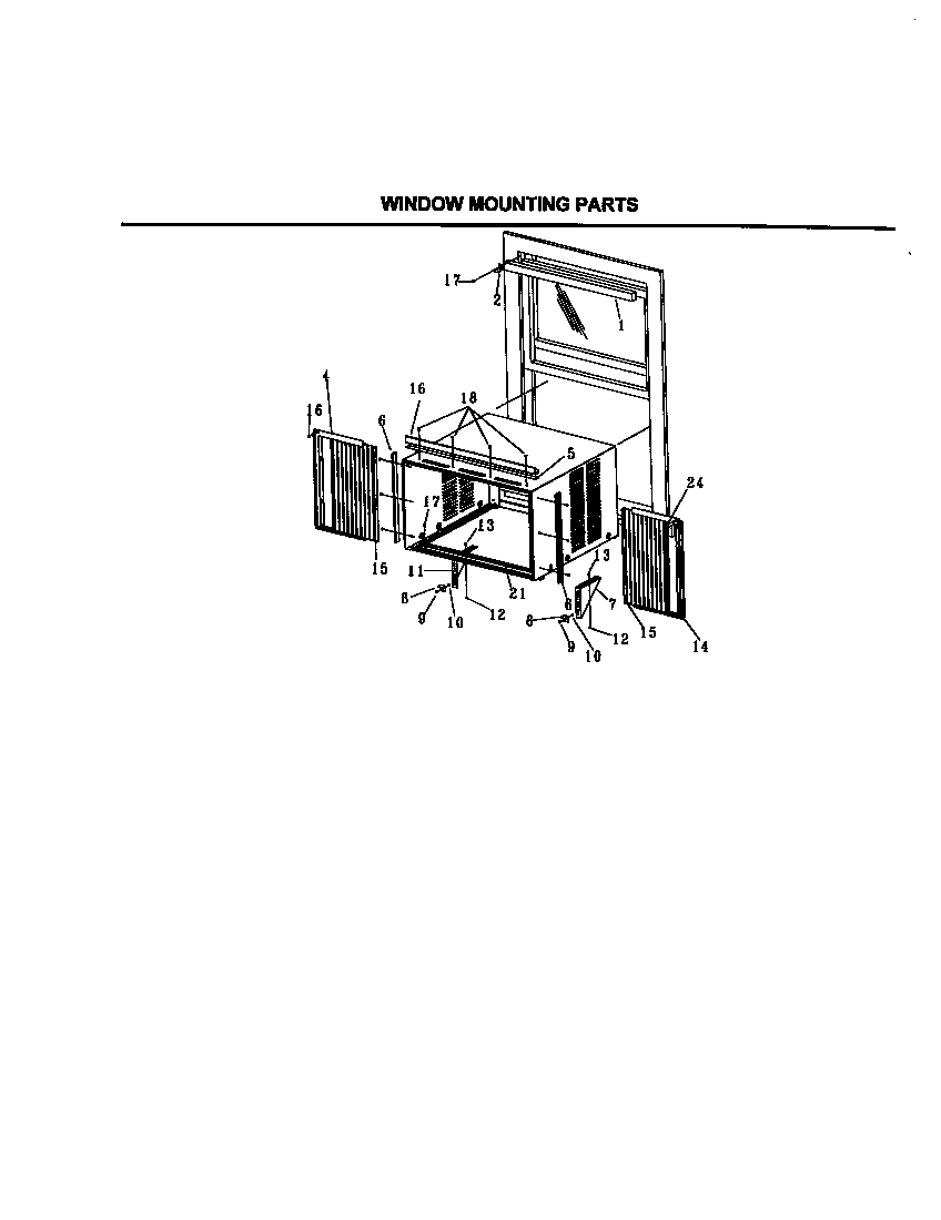 06 - WINDOW MOUNTING PARTS