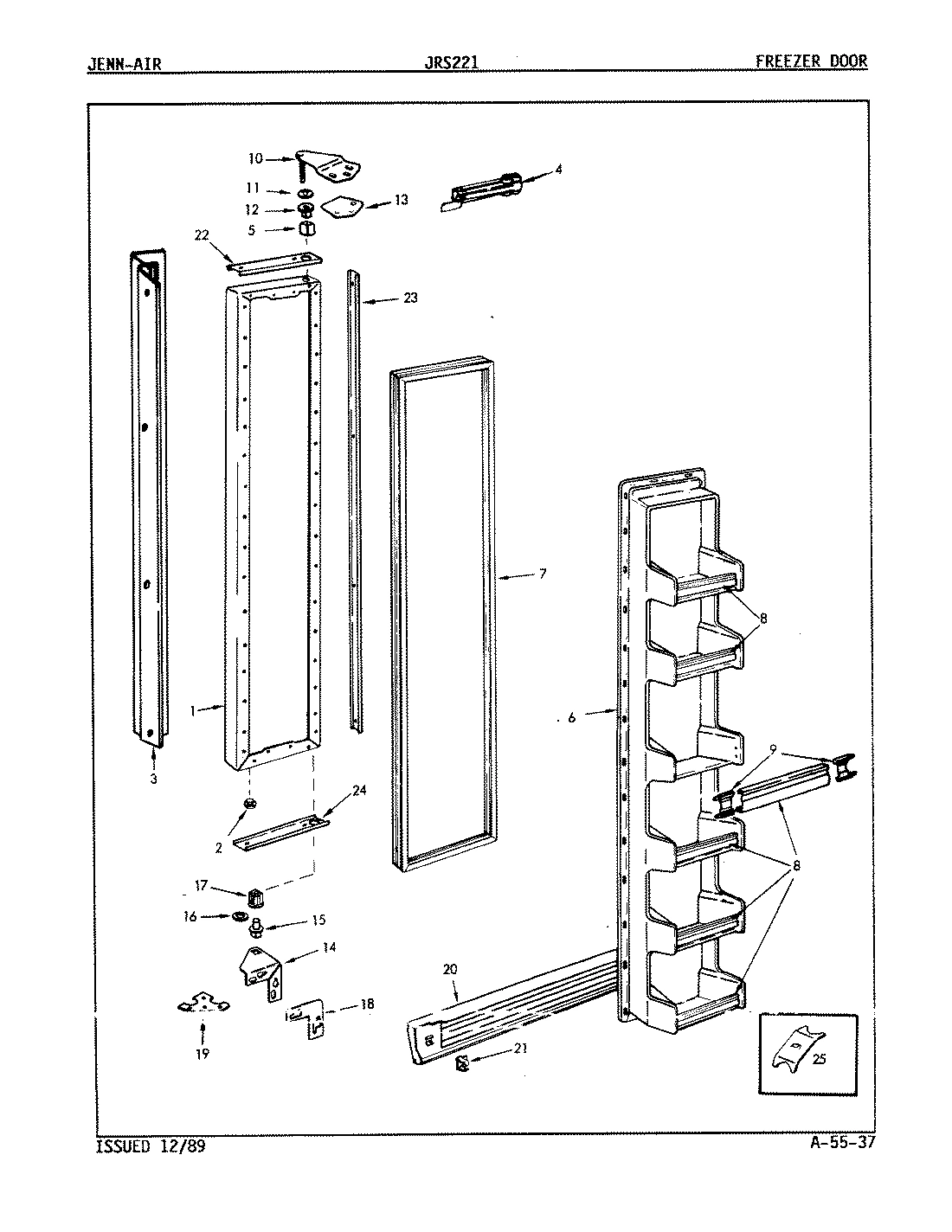 02 - FREEZER DOOR