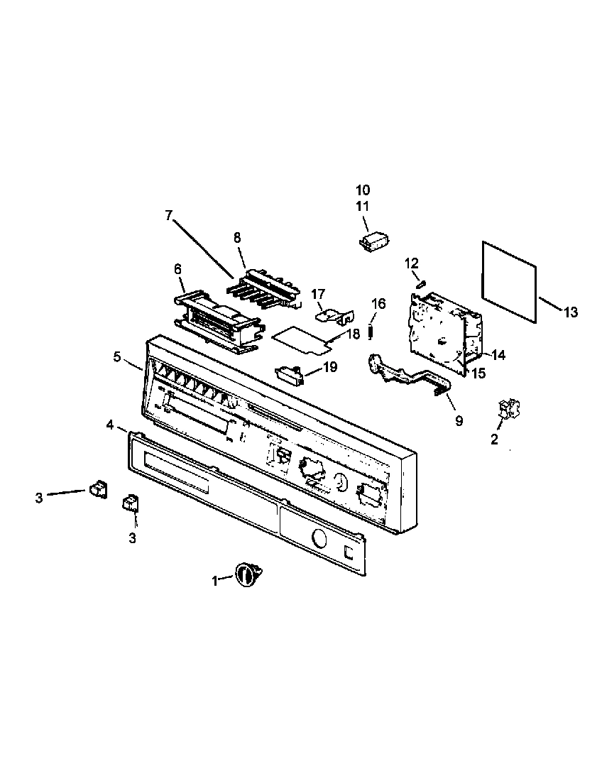 01 - CONTROL PANEL ASSY