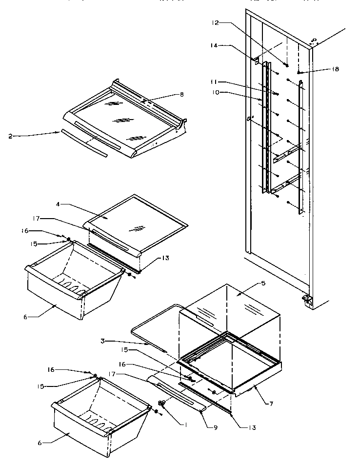 15 - SHELVING & DRAWERS (REF)