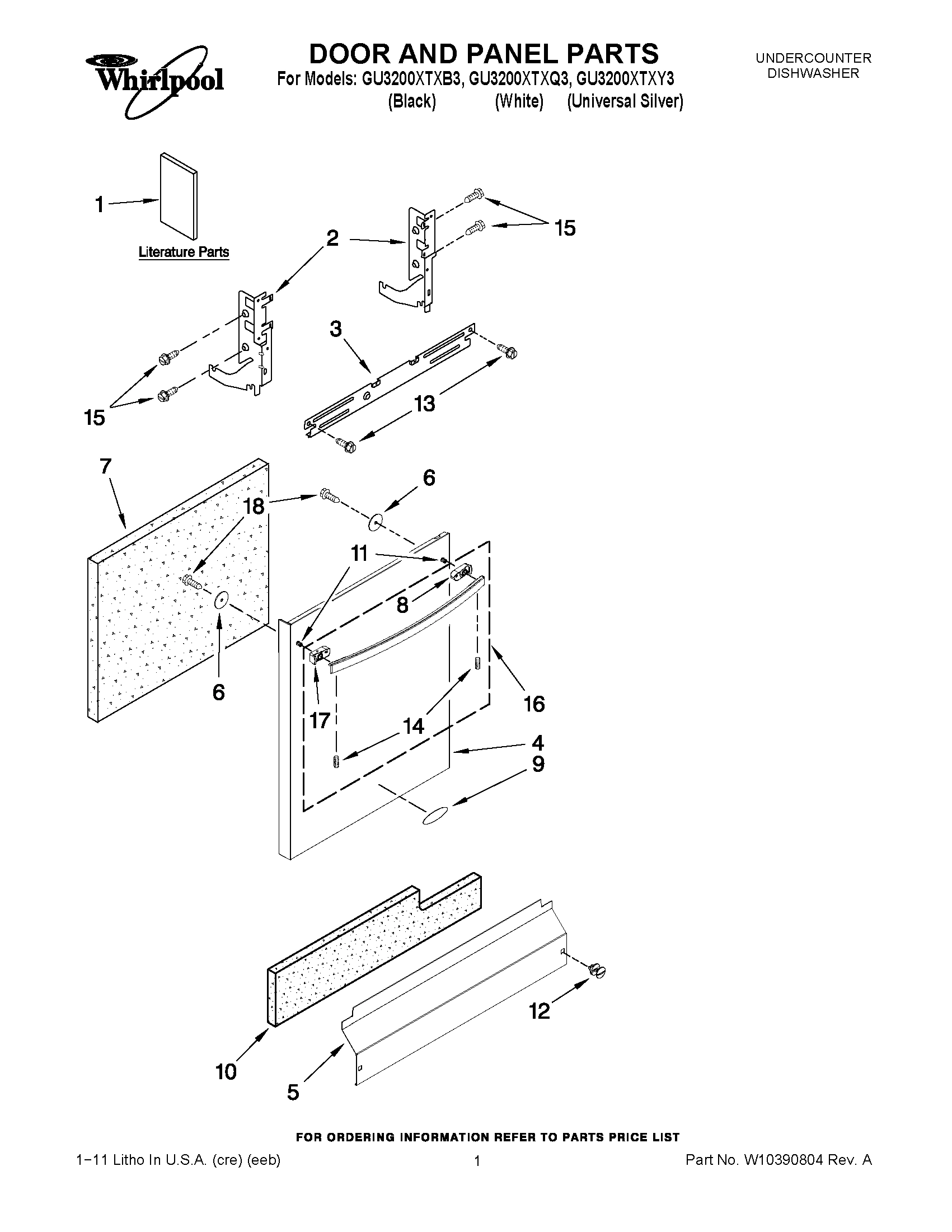 01 - DOOR AND PANEL PARTS