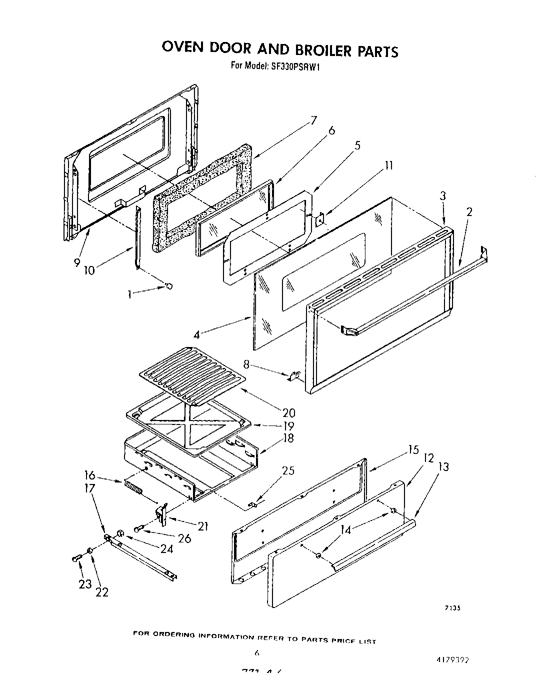 05 - OVEN DOOR AND BROILER