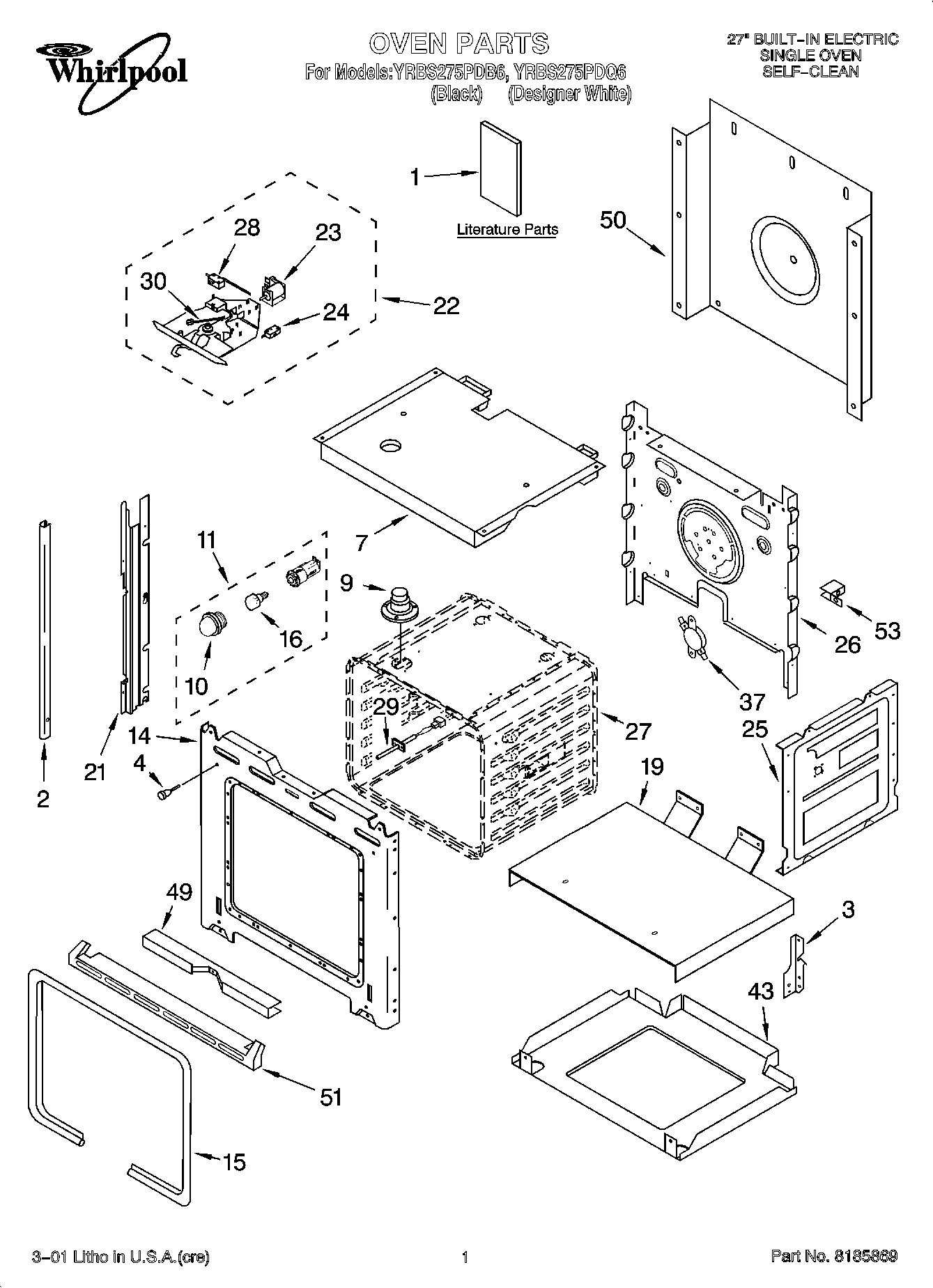 01 - OVEN PARTS