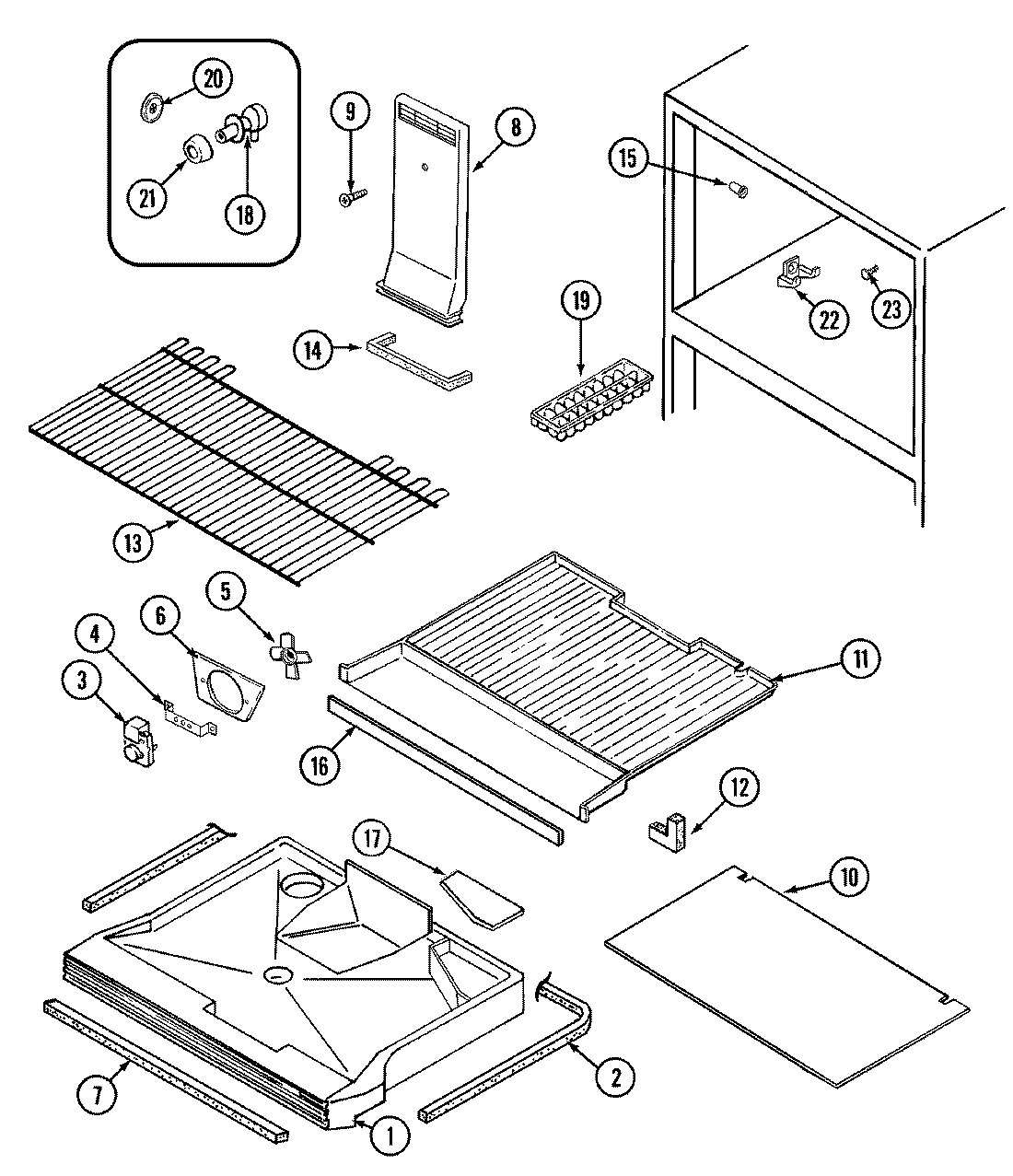 01 - FREEZER COMPARTMENT