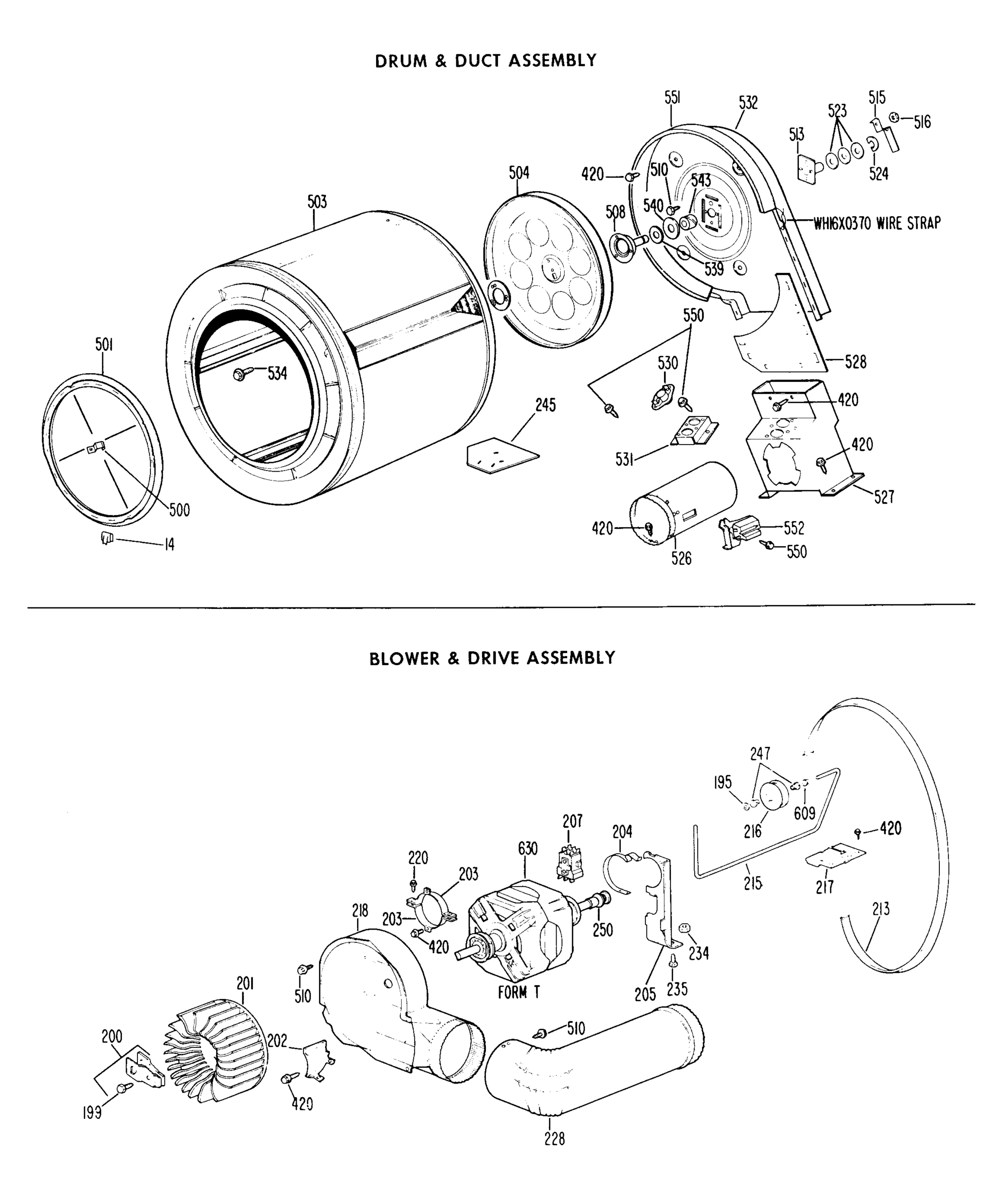 DRUM & DUCT ASSEMBLY