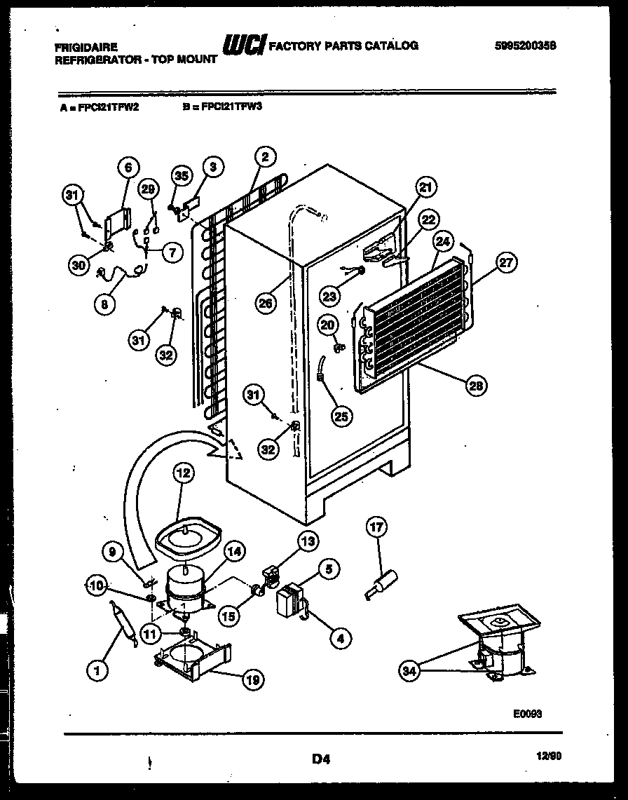 05 - SYSTEM AND AUTOMATIC DEFROST PARTS
