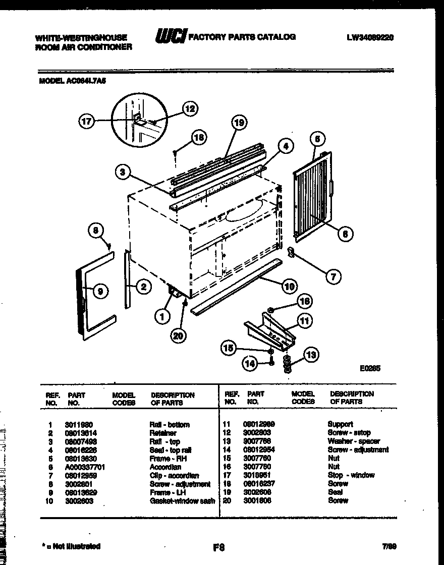 06 - CABINET AND INSTALLATION PARTS