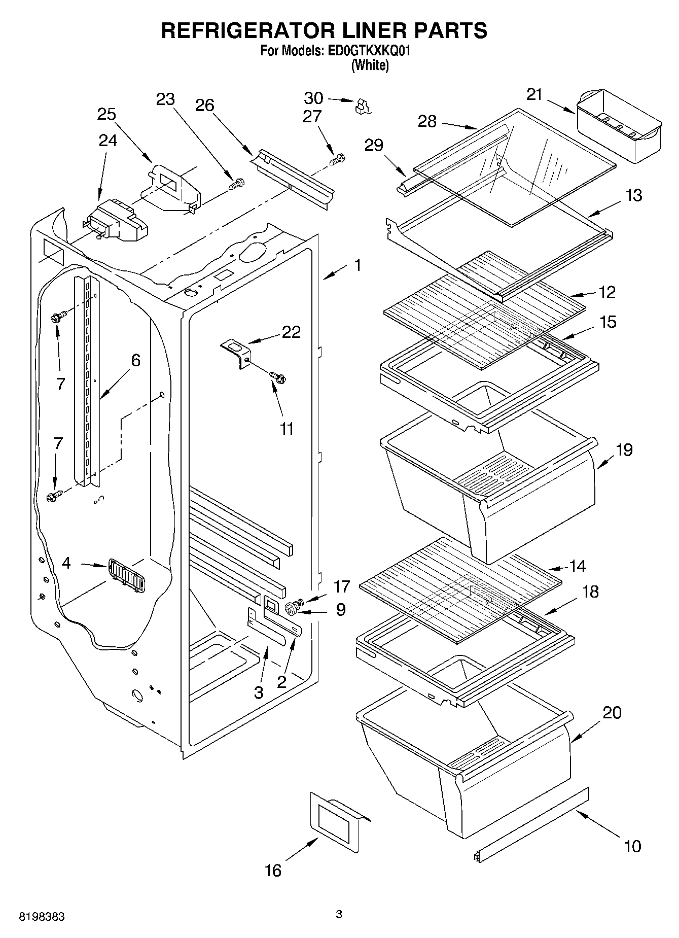 02 - REFRIGERATOR LINER