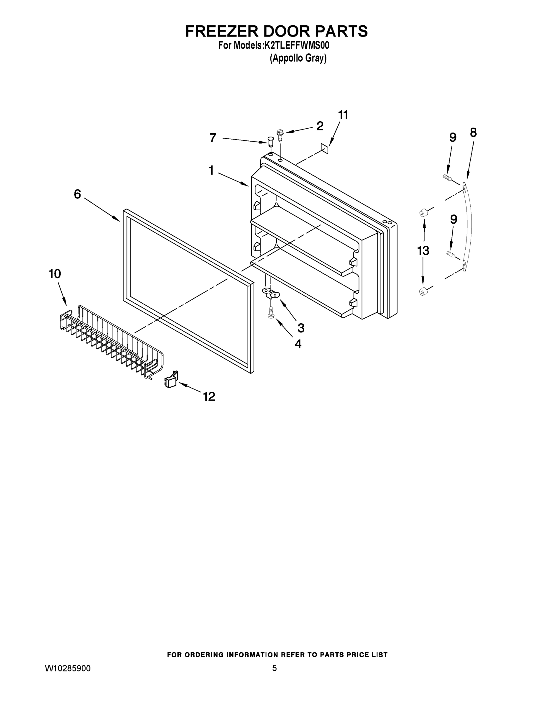 03 - FREEZER DOOR PARTS