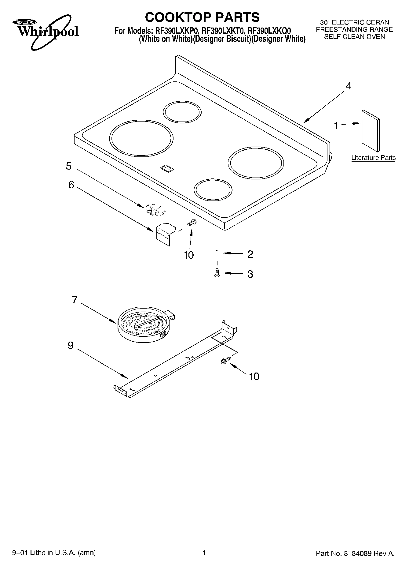 01 - COOKTOP, LITERATURE