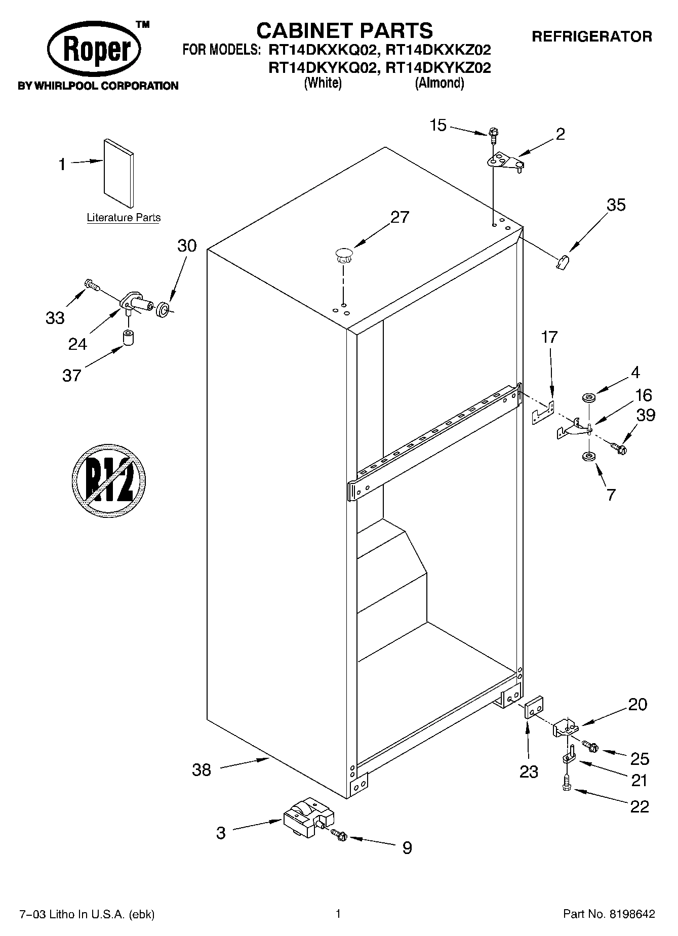 01 - CABINET PARTS