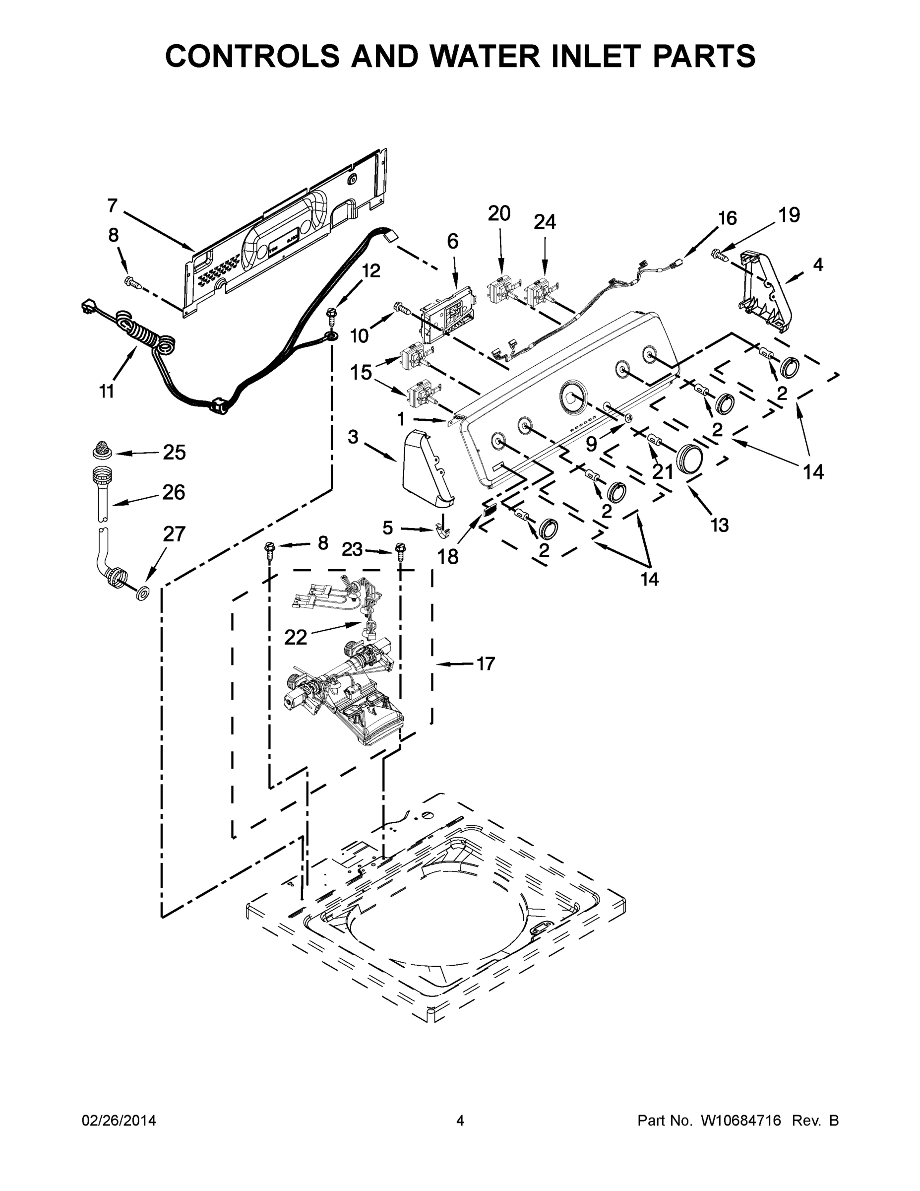 03 - CONTROLS AND WATER INLET PARTS