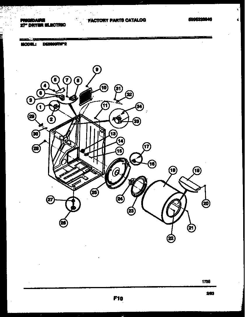 02 - CABINET & COMPONENT PARTS