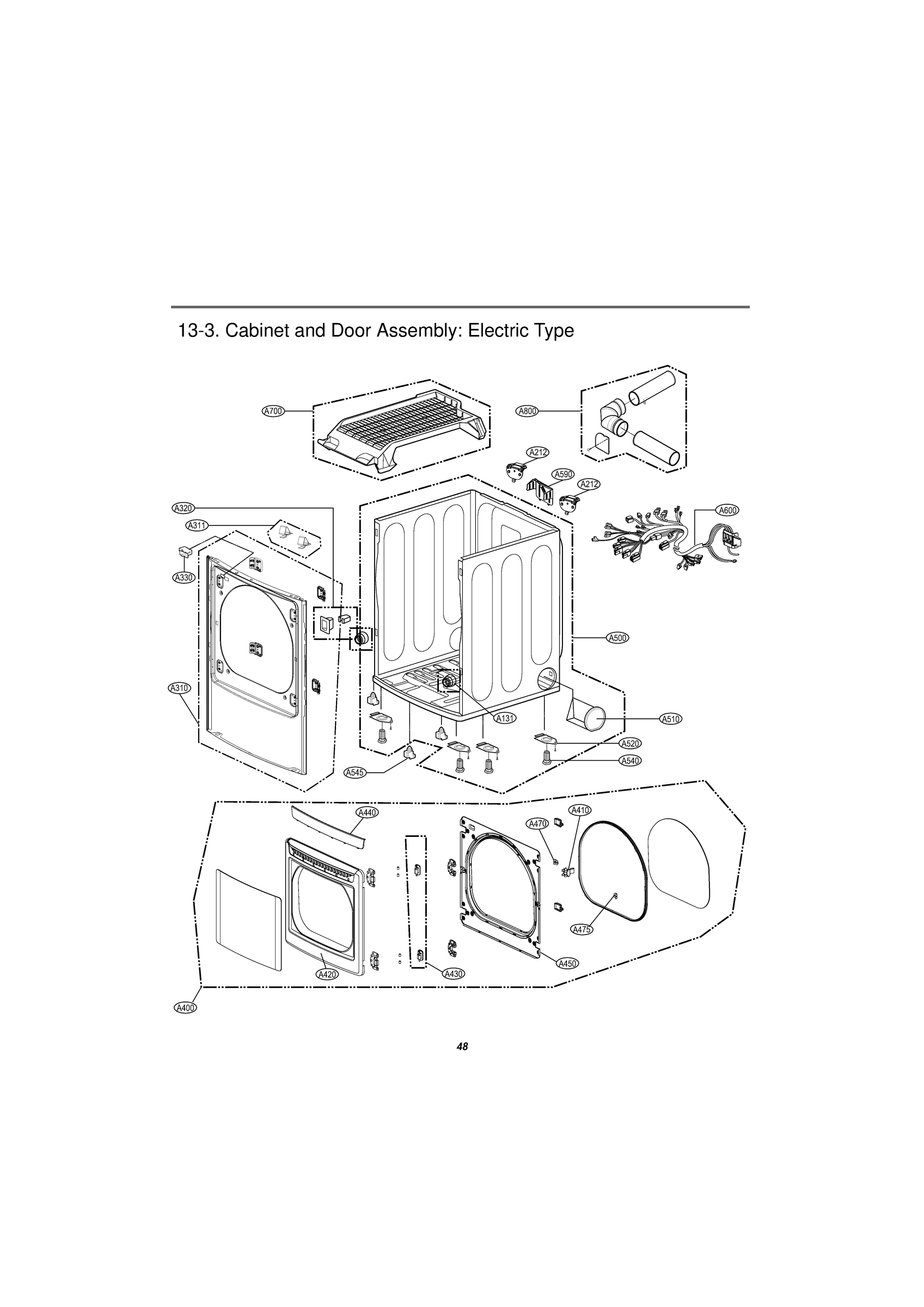CABINET AND DOOR ASSEMBLY
