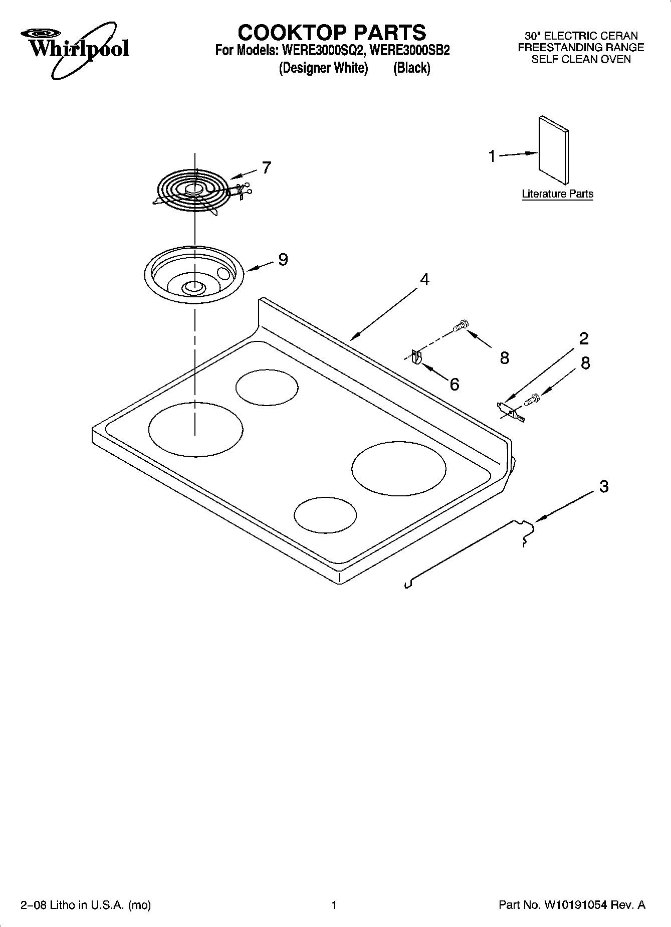 01 - COOKTOP PARTS