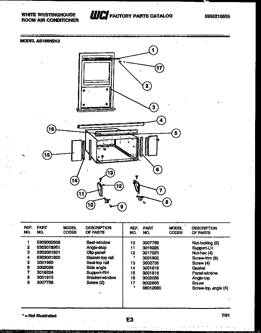 07 - CABINET AND INSTALLATION PARTS
