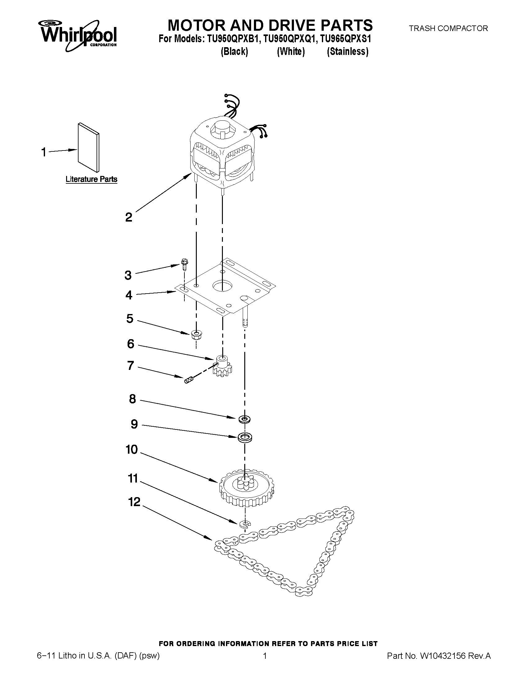 01 - MOTOR AND DRIVE PARTS