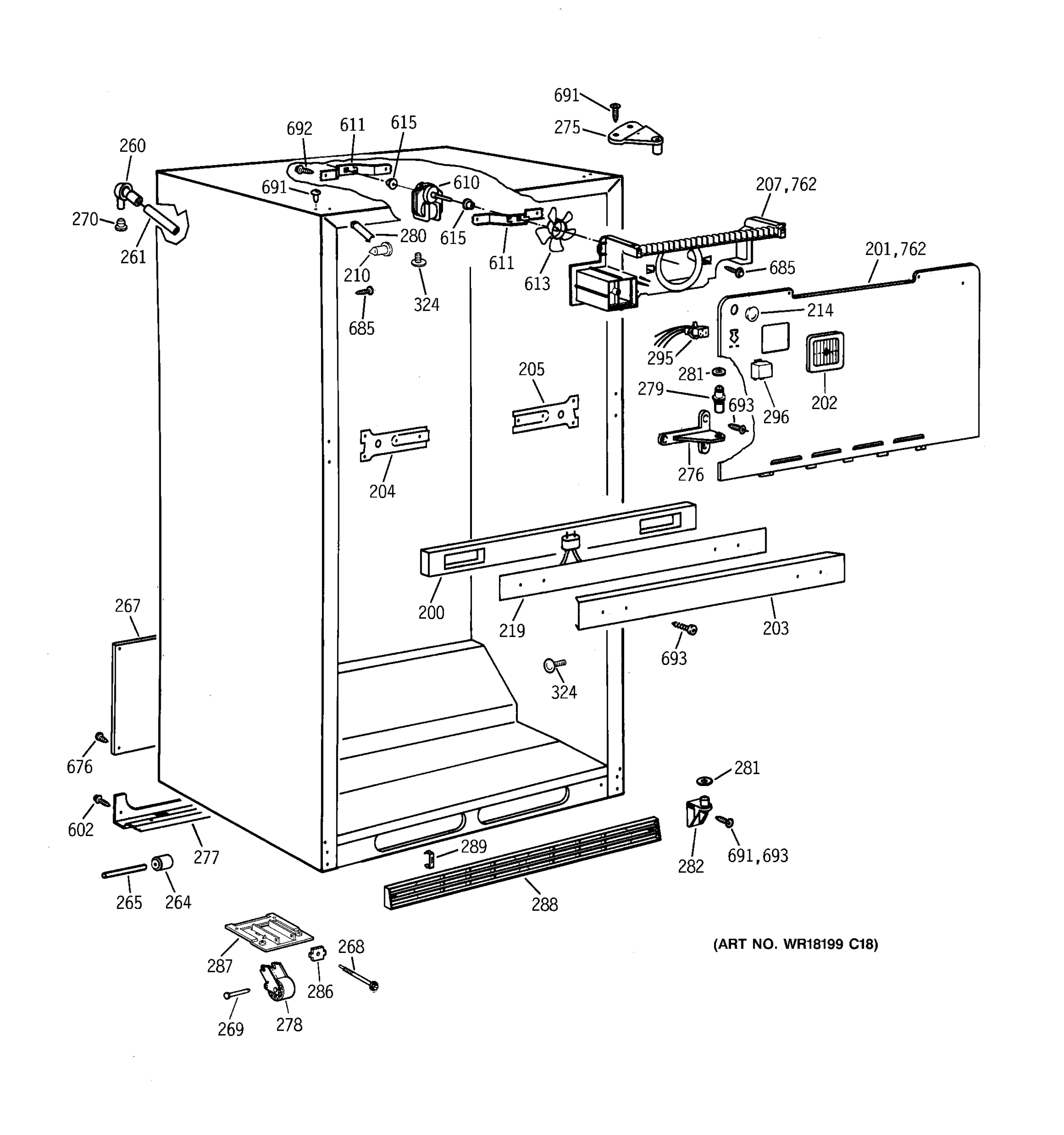 CABINET PARTS