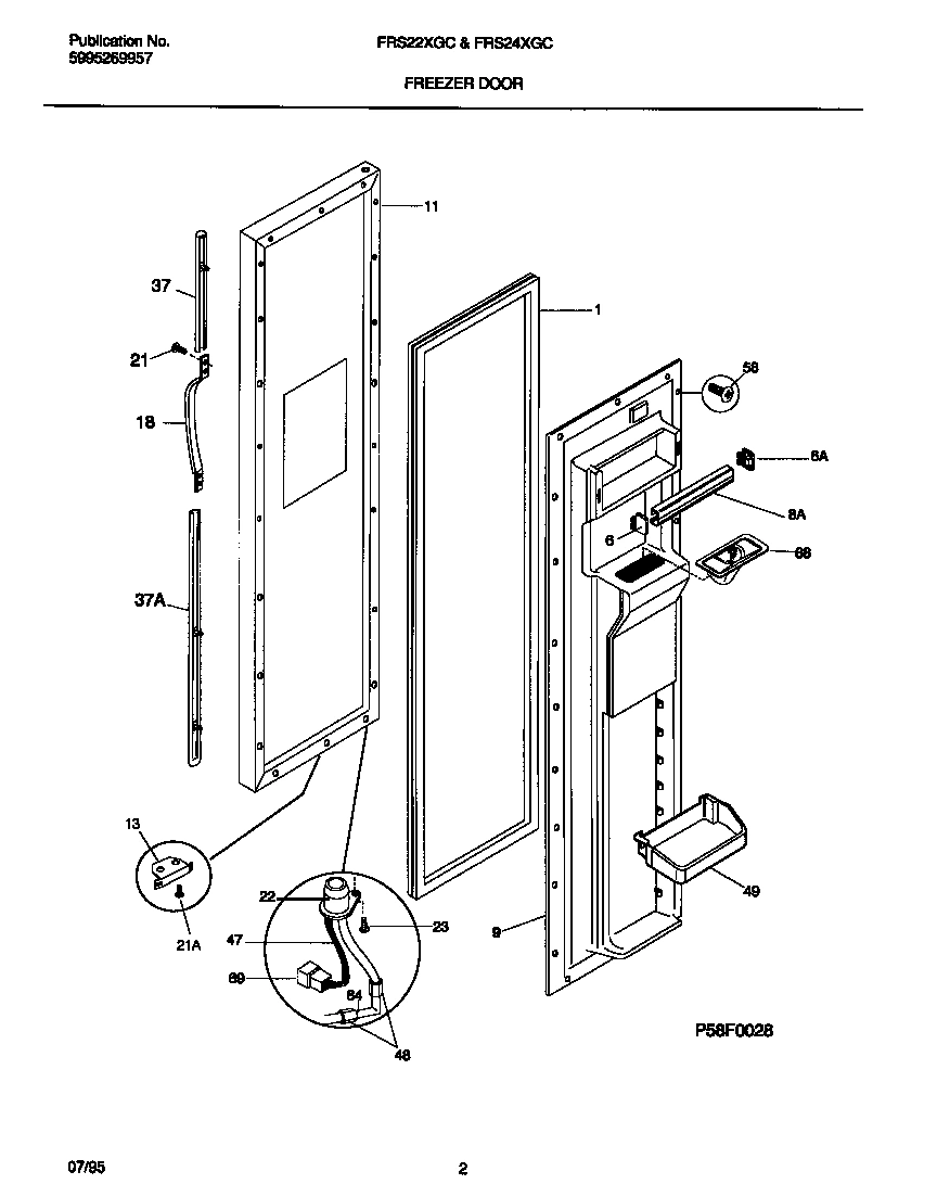 02 - FREEZER DOOR