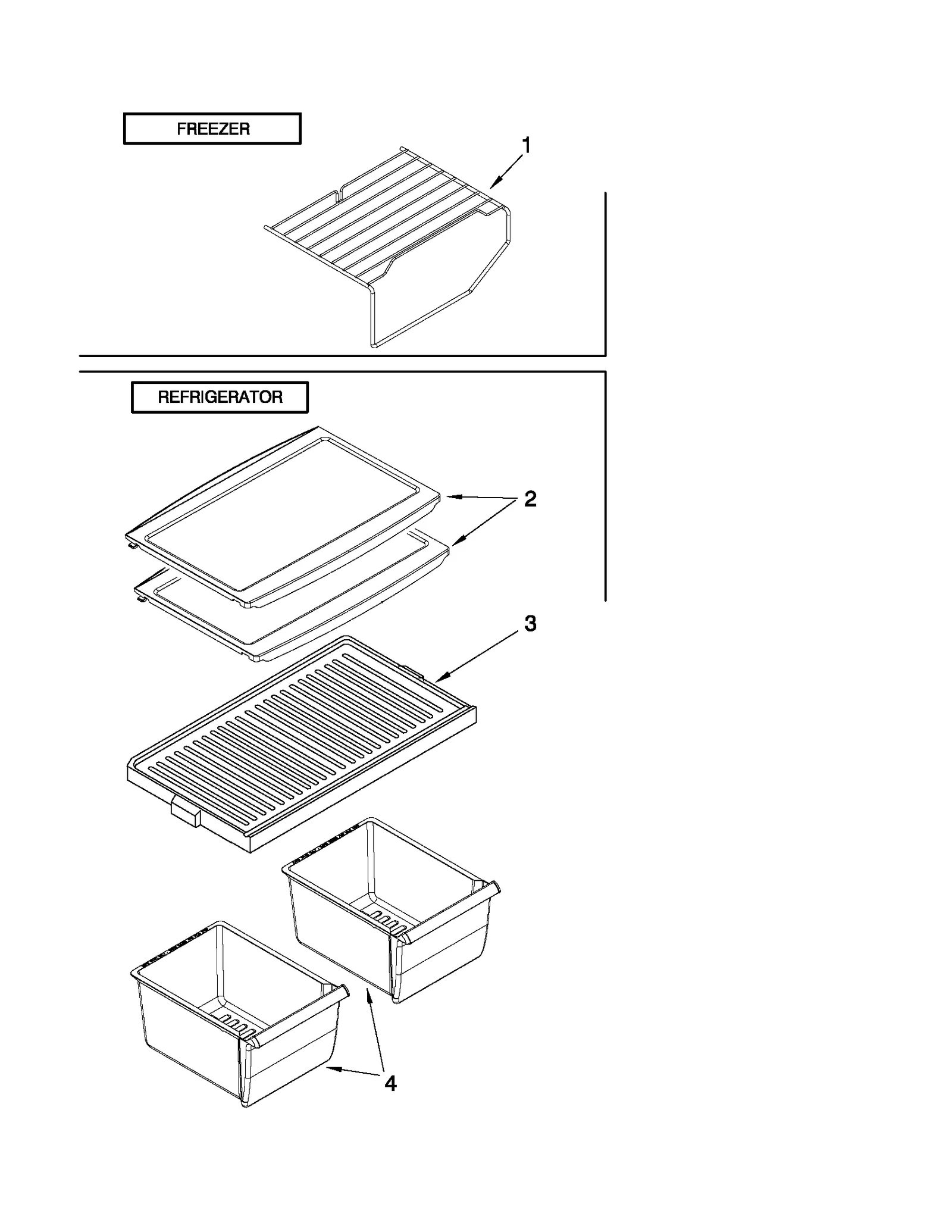 SHELF PARTS