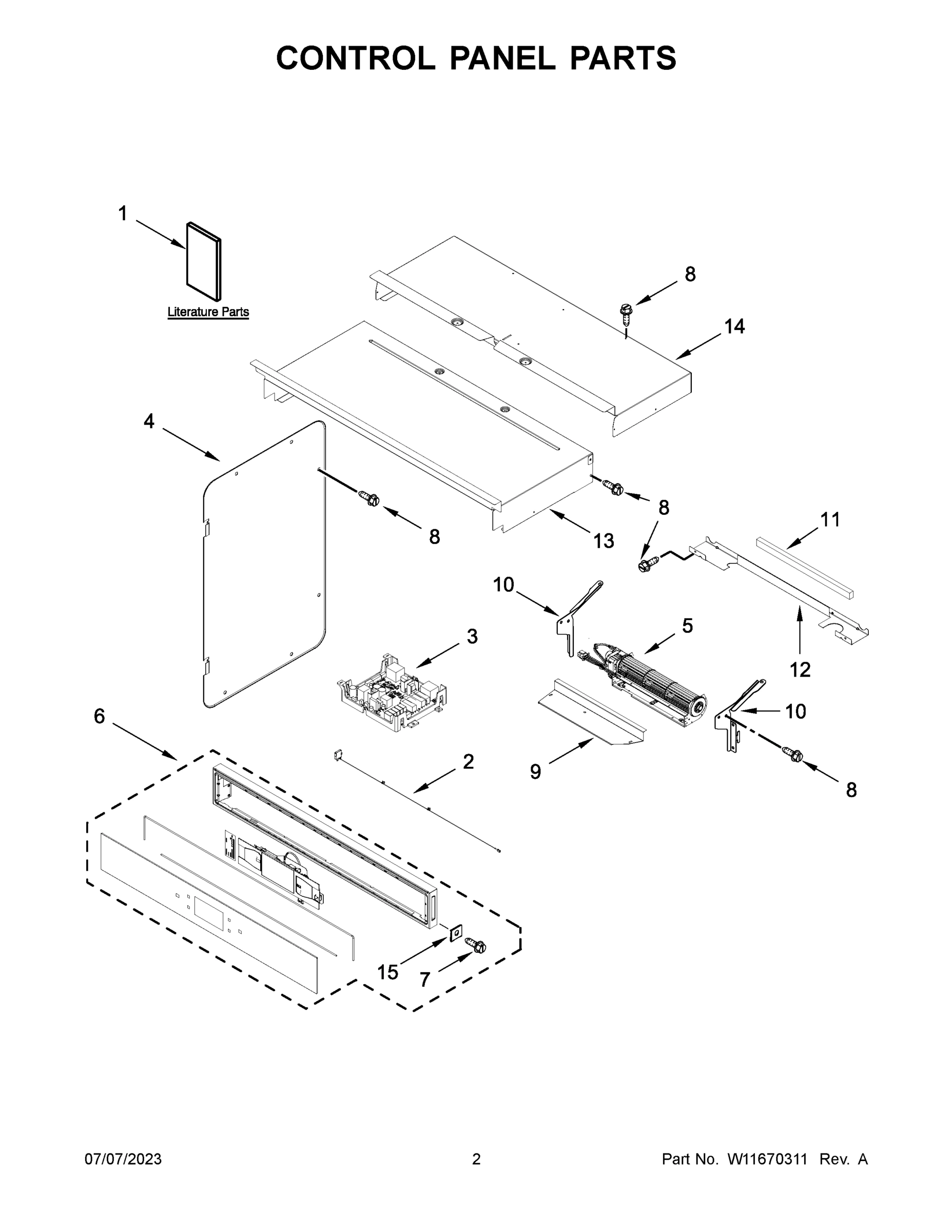 02 - CONTROL PANEL PARTS