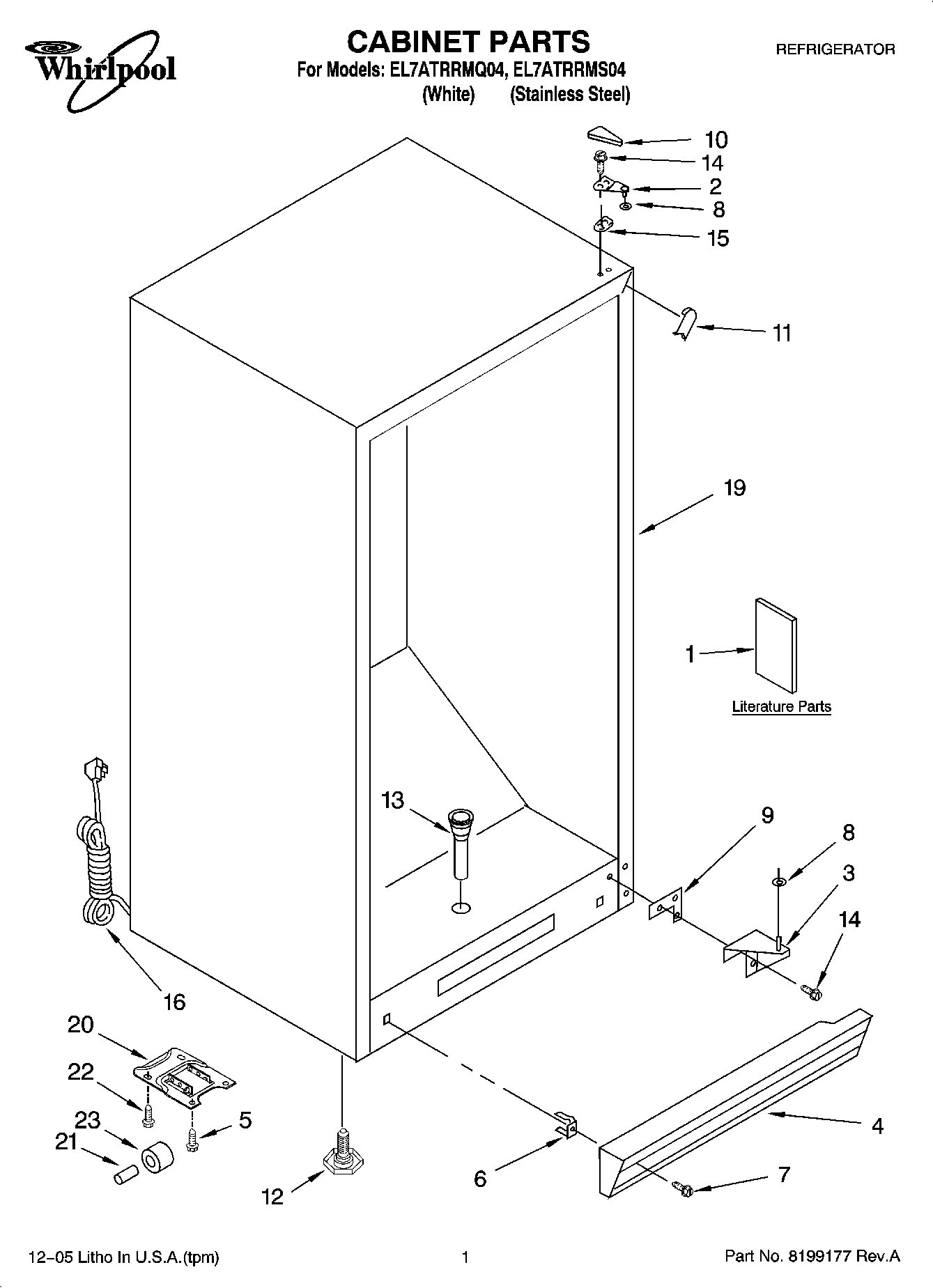 01 - CABINET PARTS