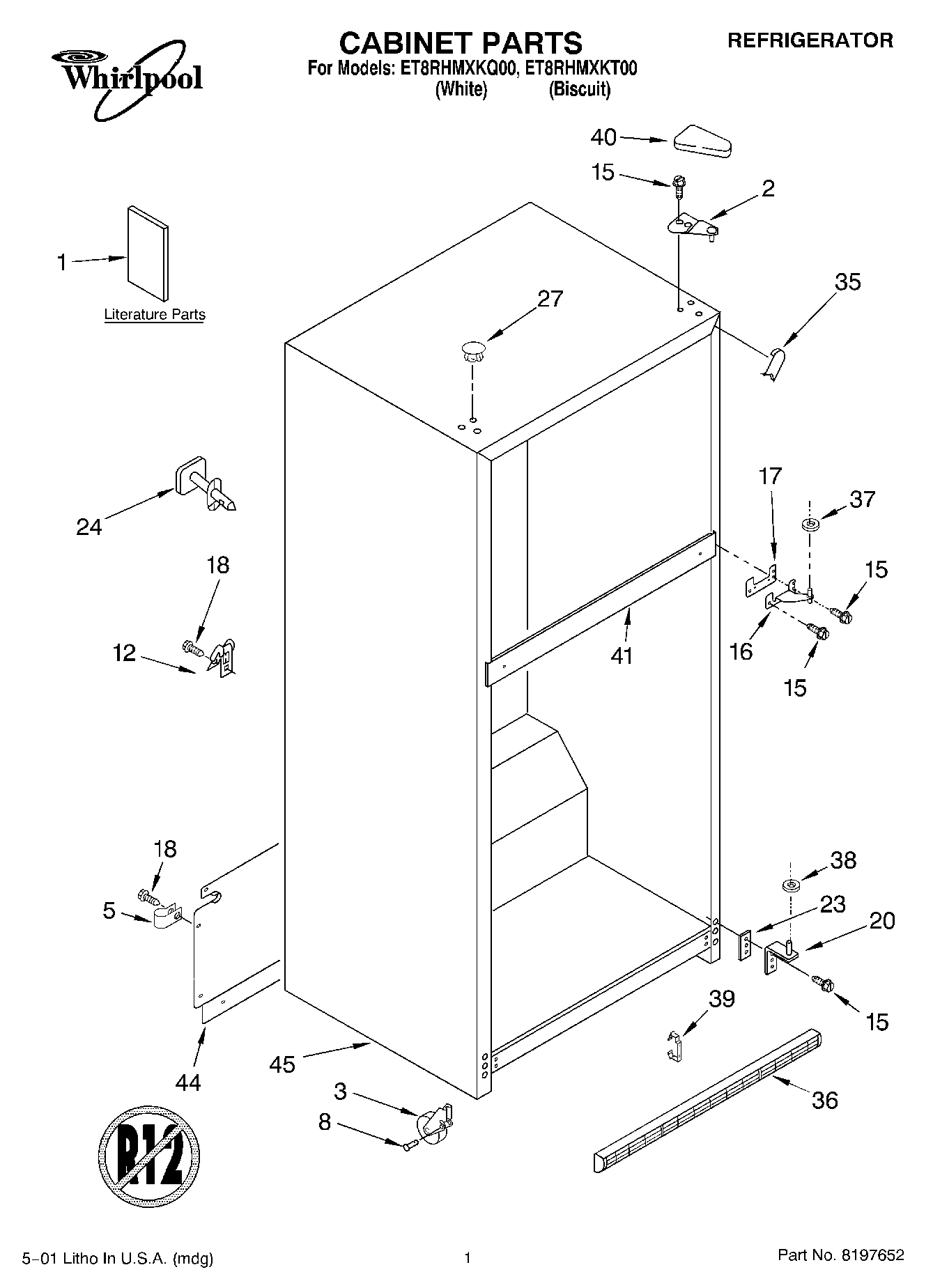 01 - CABINET, LITERATURE