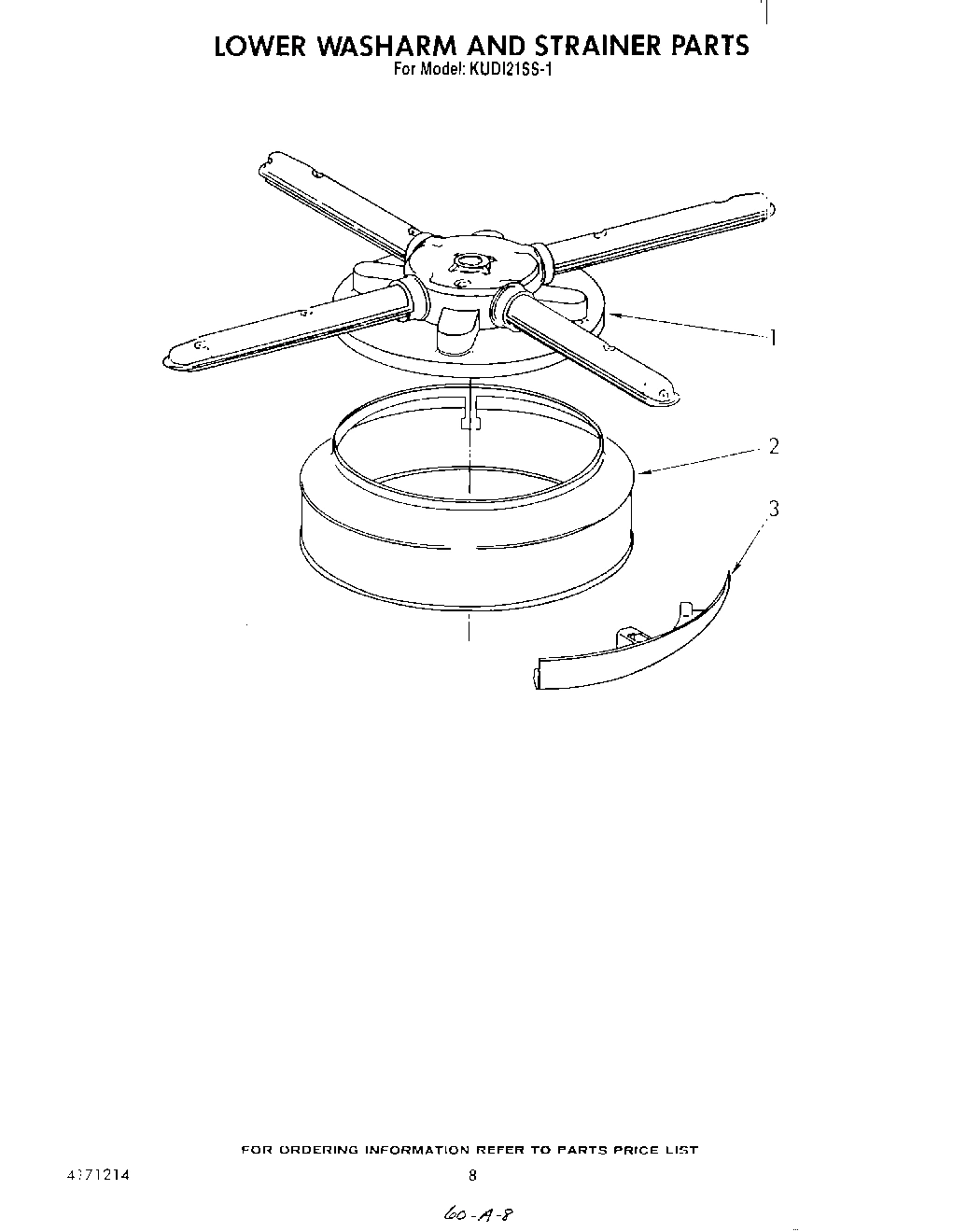 06 - LOWER WASH ARM AND STRAINER