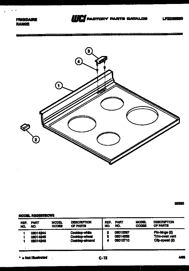 03 - COOKTOP PARTS