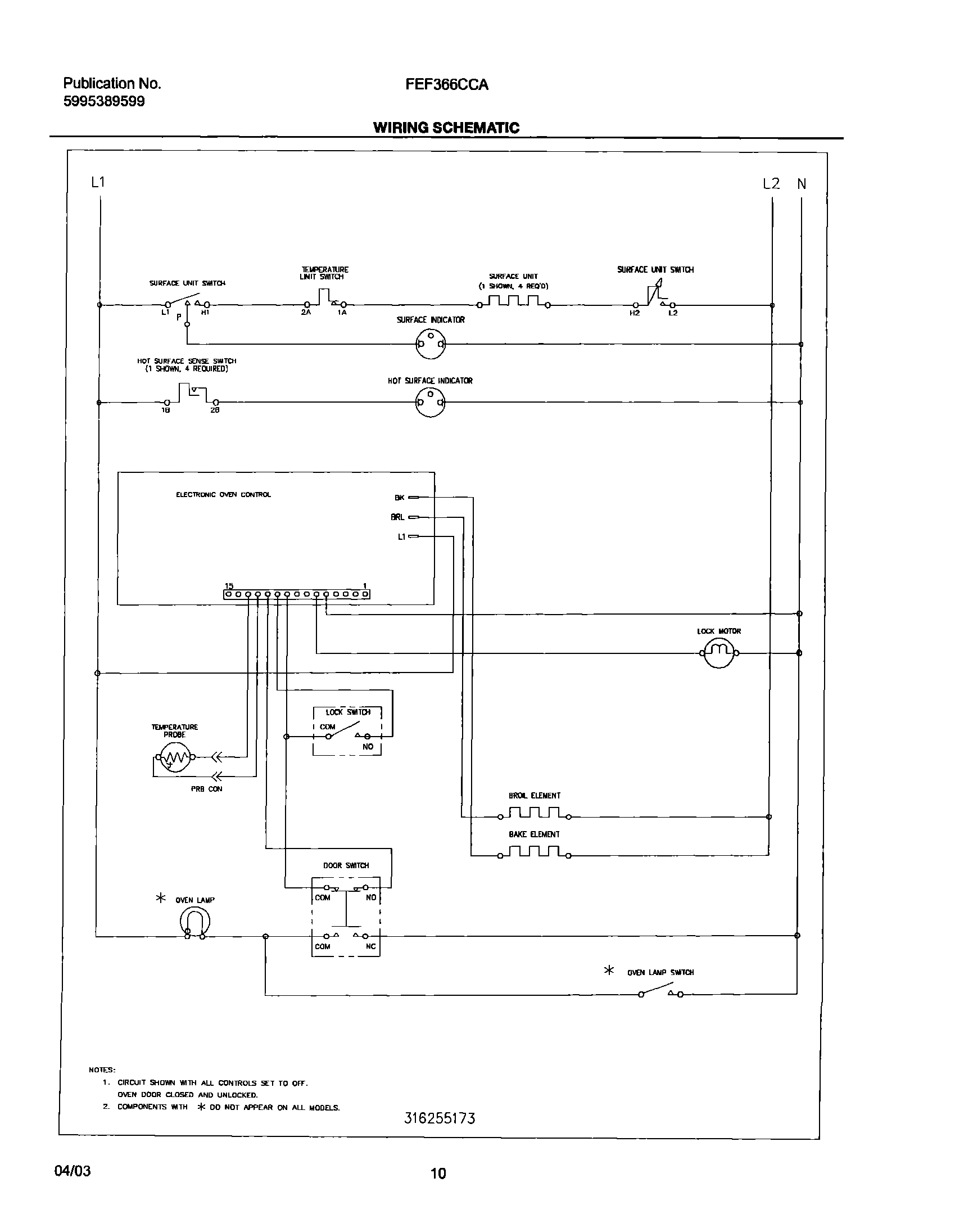 10 - WIRING SCHEMATIC