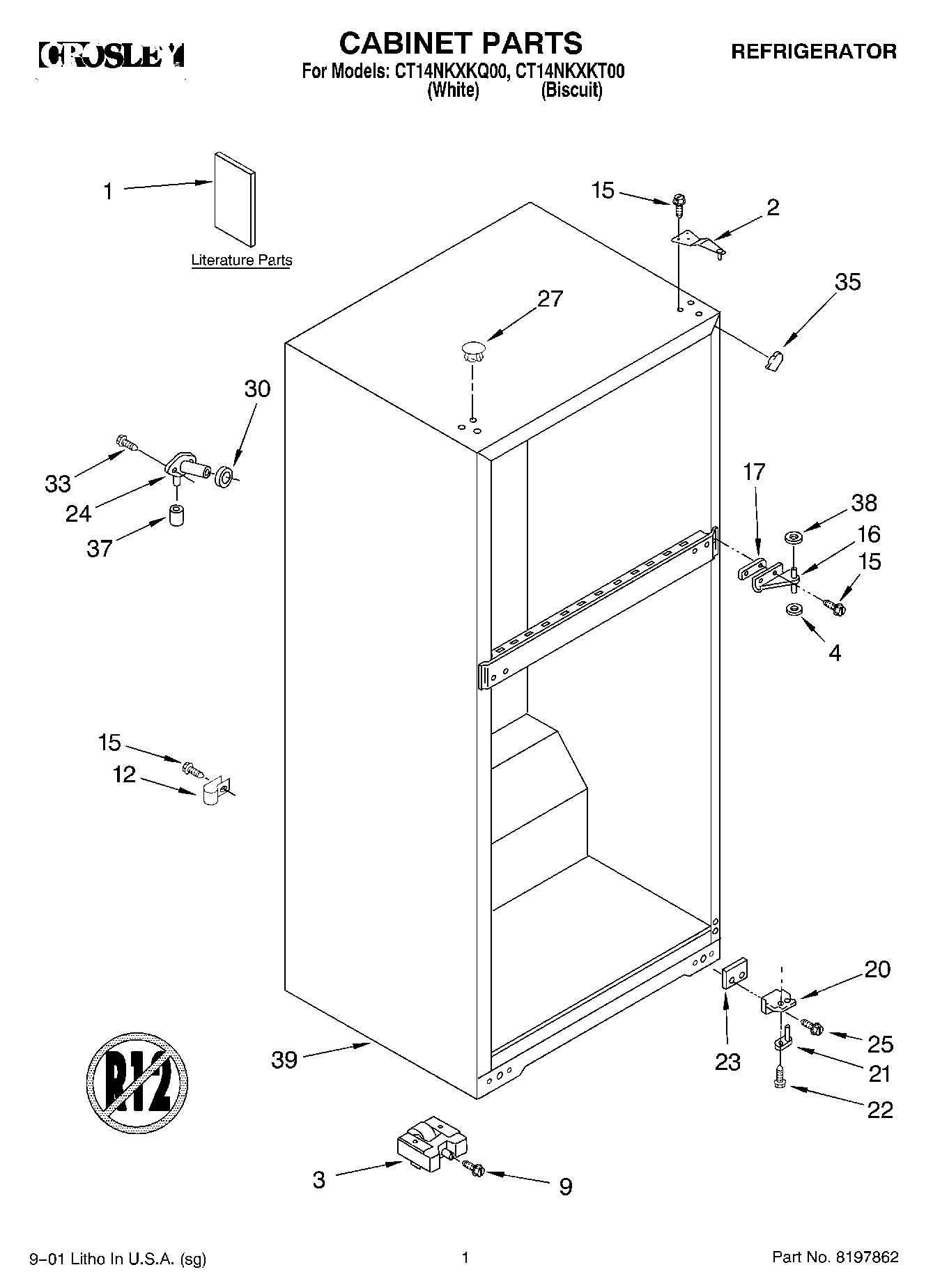 01 - CABINET, LITERATURE