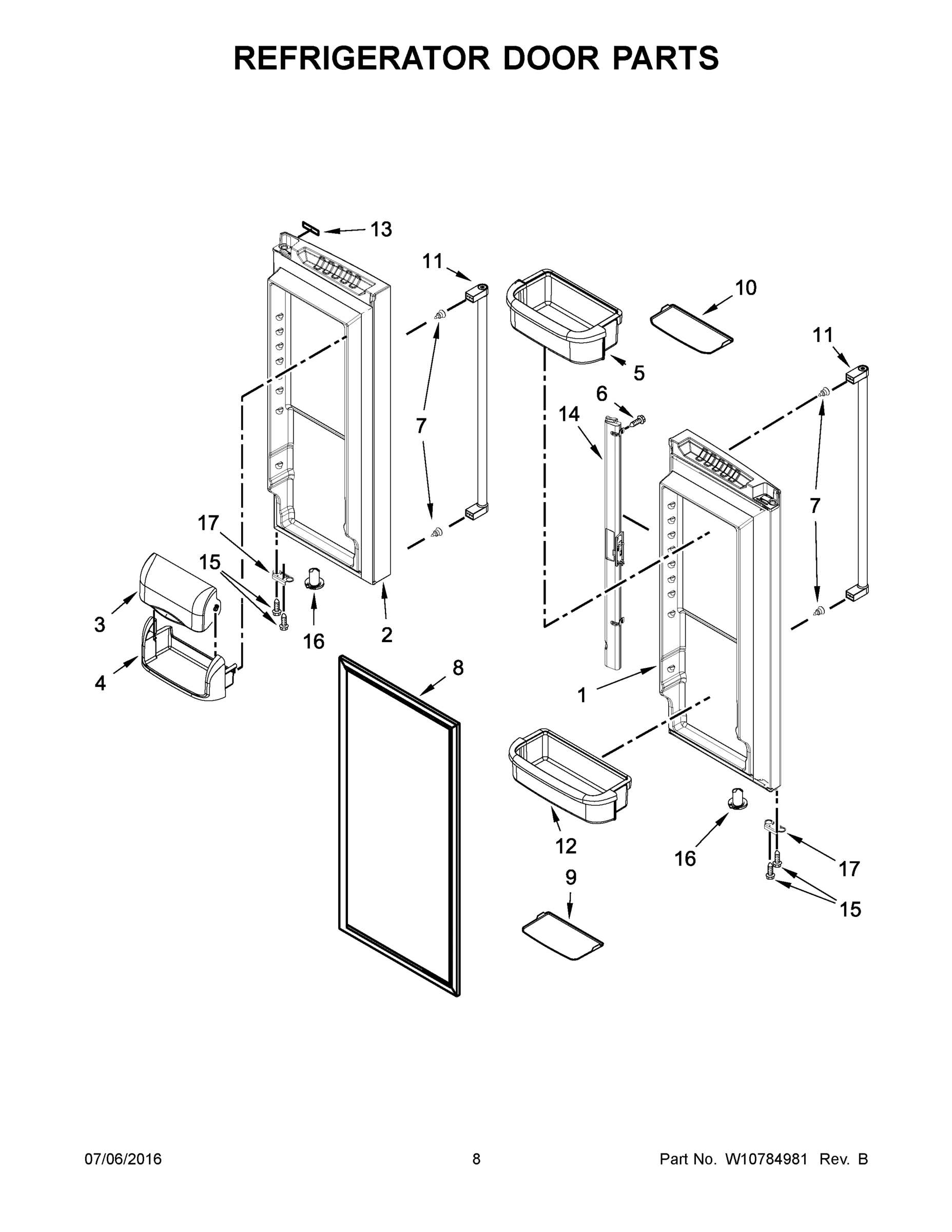 05 - REFRIGERATOR DOOR PARTS