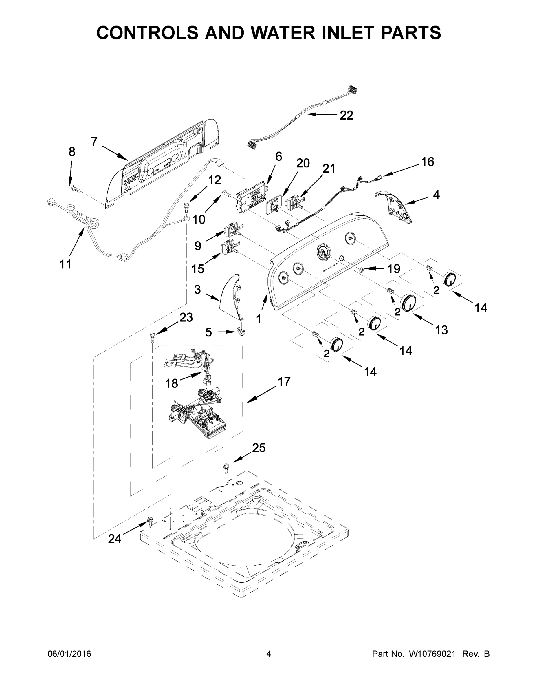 03 - CONTROLS AND WATER INLET PARTS