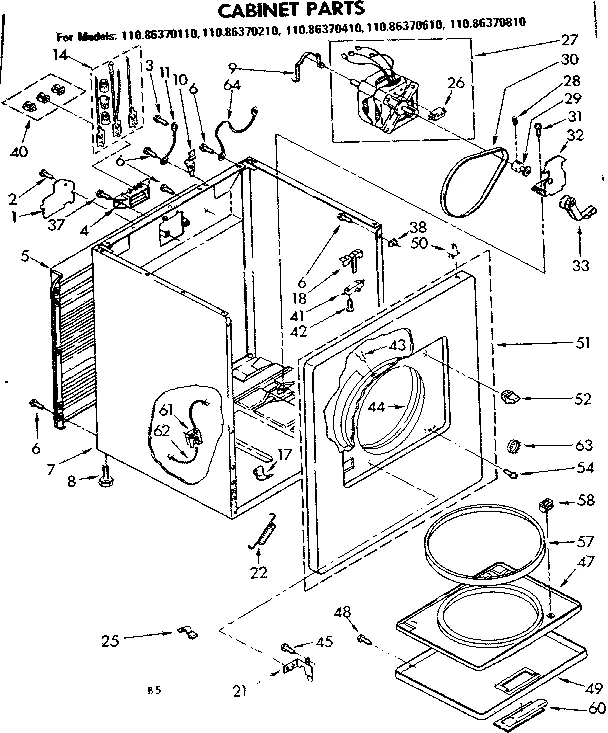 CABINET PARTS