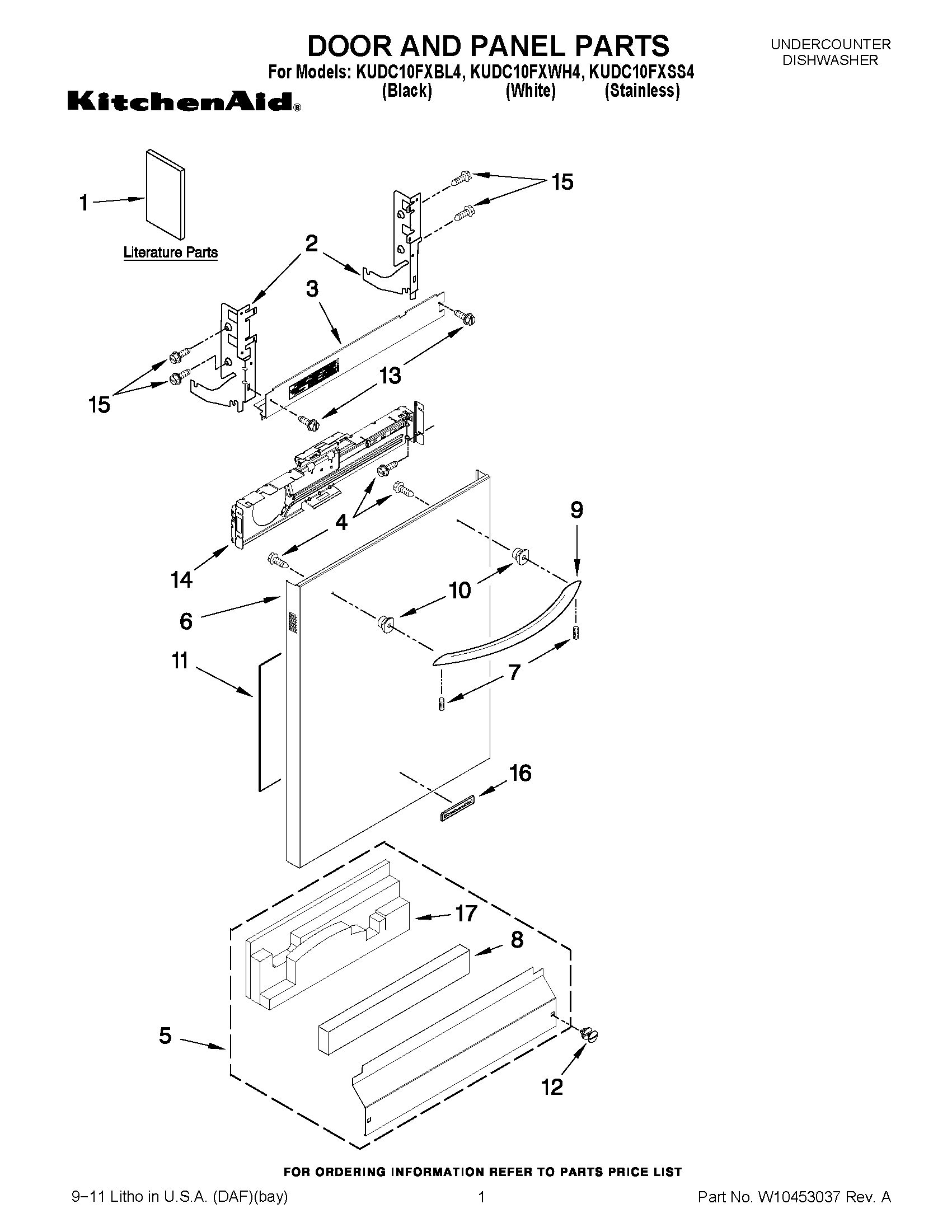 01 - DOOR AND PANEL PARTS