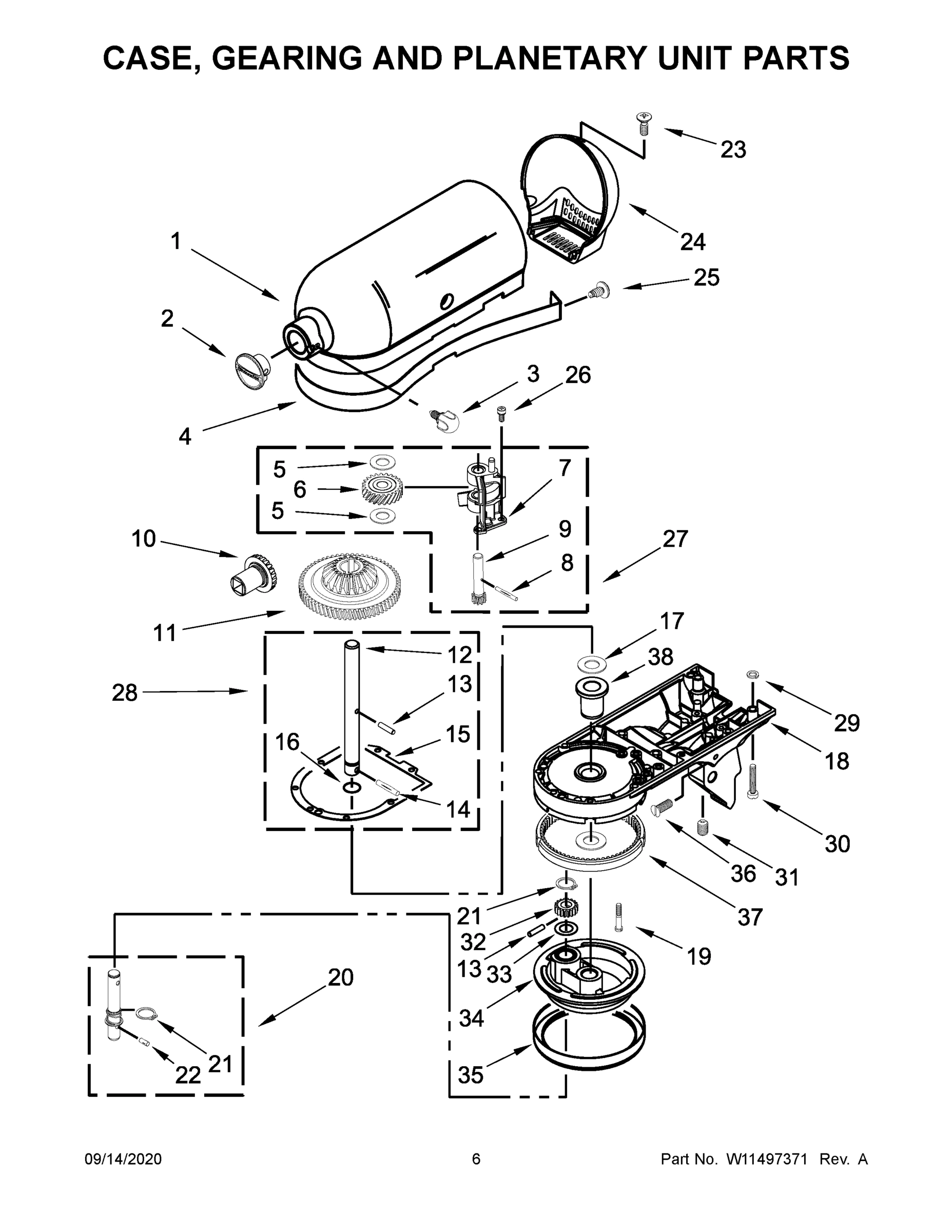 04 - CASE, GEARING AND PLANETARY UNIT PARTS