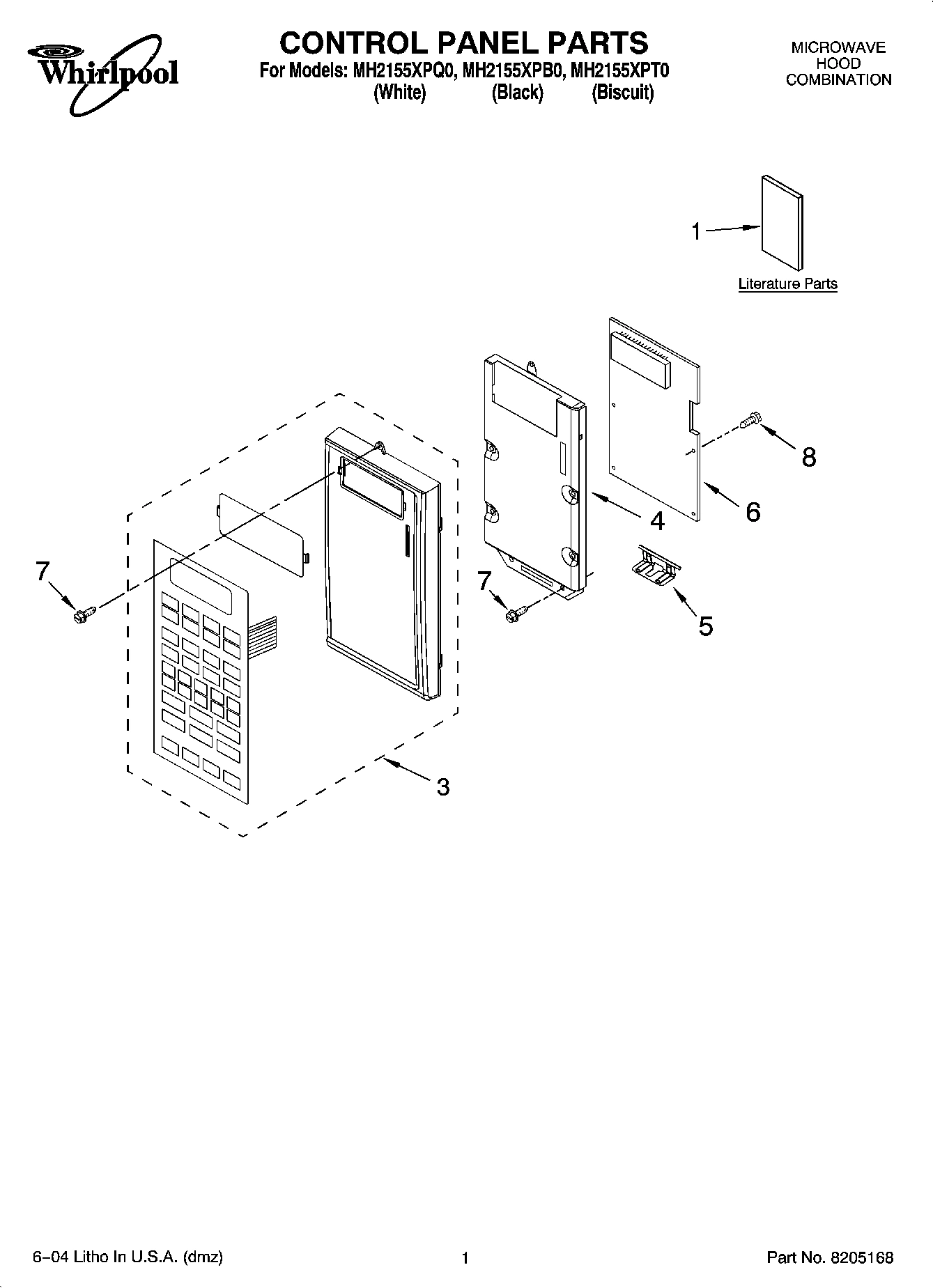 01 - CONTROL PANEL PARTS