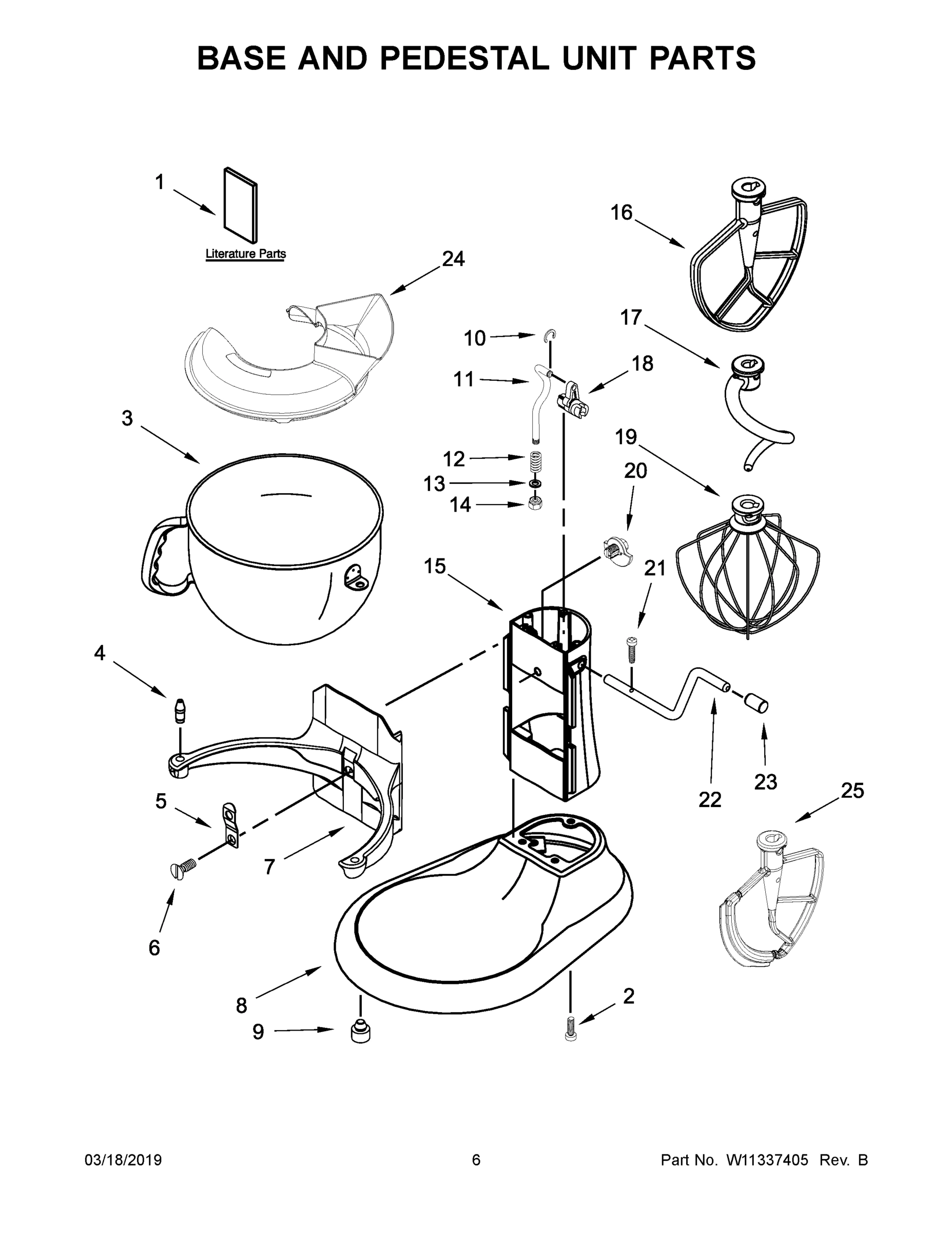 04 - BASE AND PEDESTAL UNIT PARTS