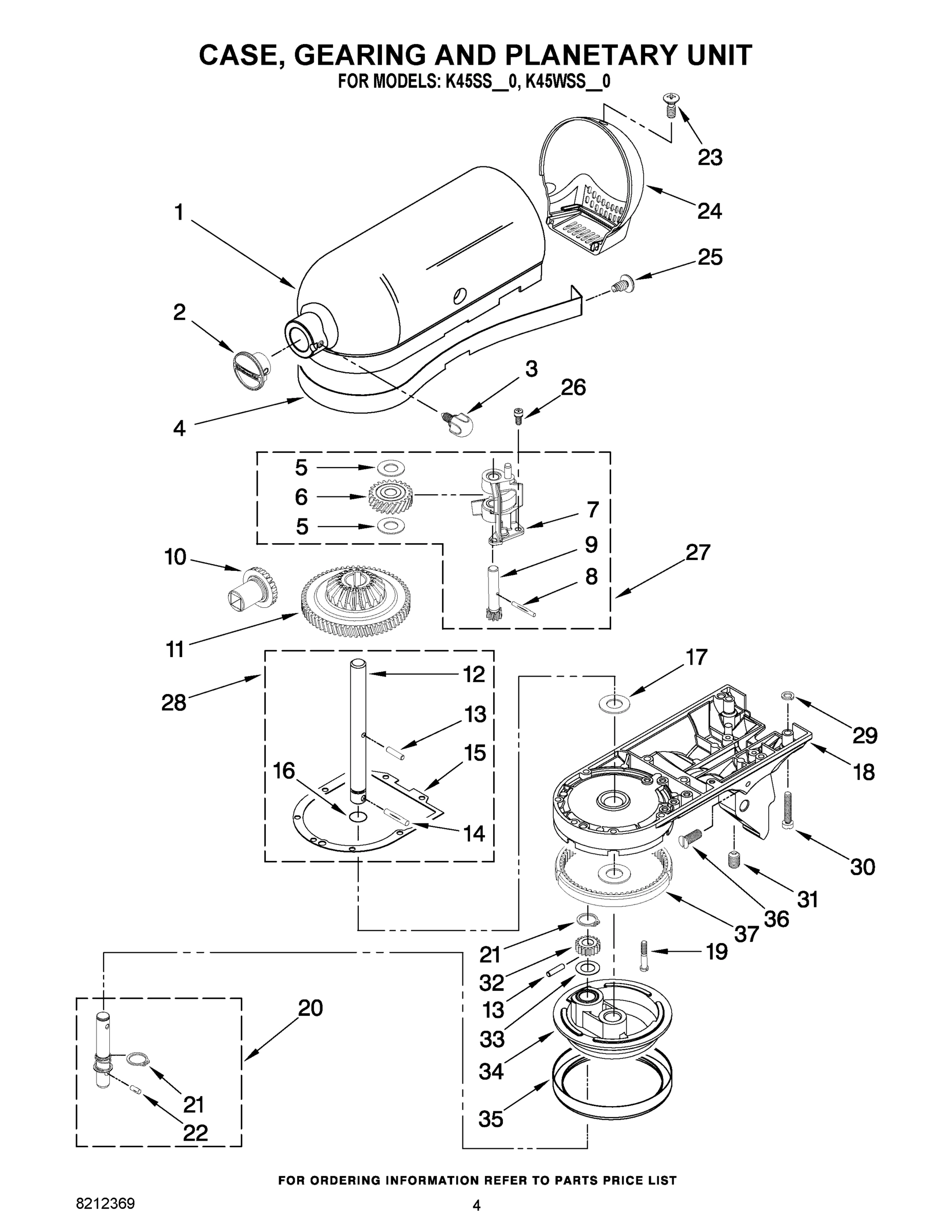 02 - CASE, GEARING AND PLANETARY UNIT