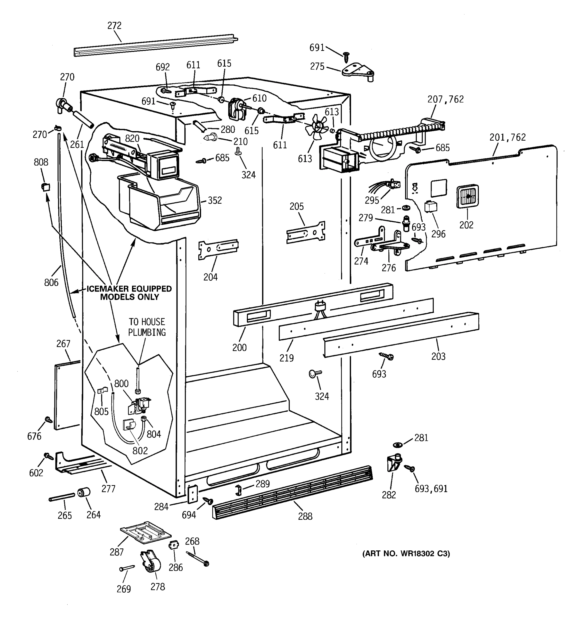 CABINET PARTS