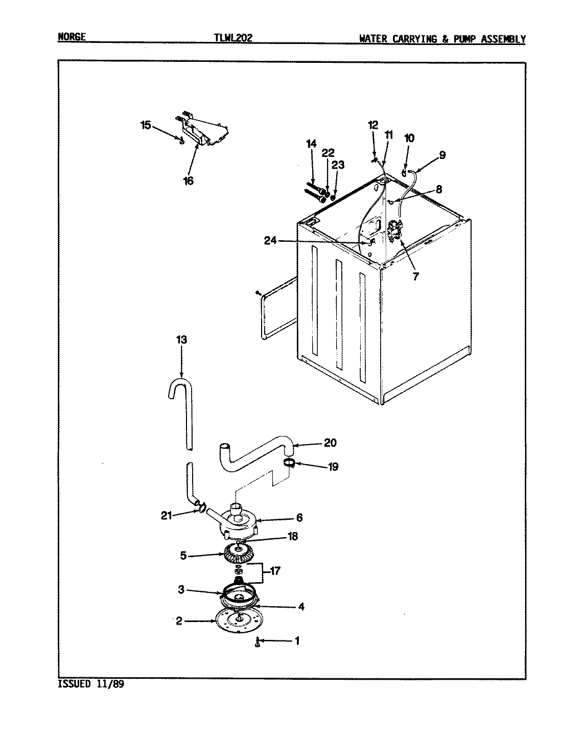 05 - WATER CARRYING & PUMP ASSEMBLY
