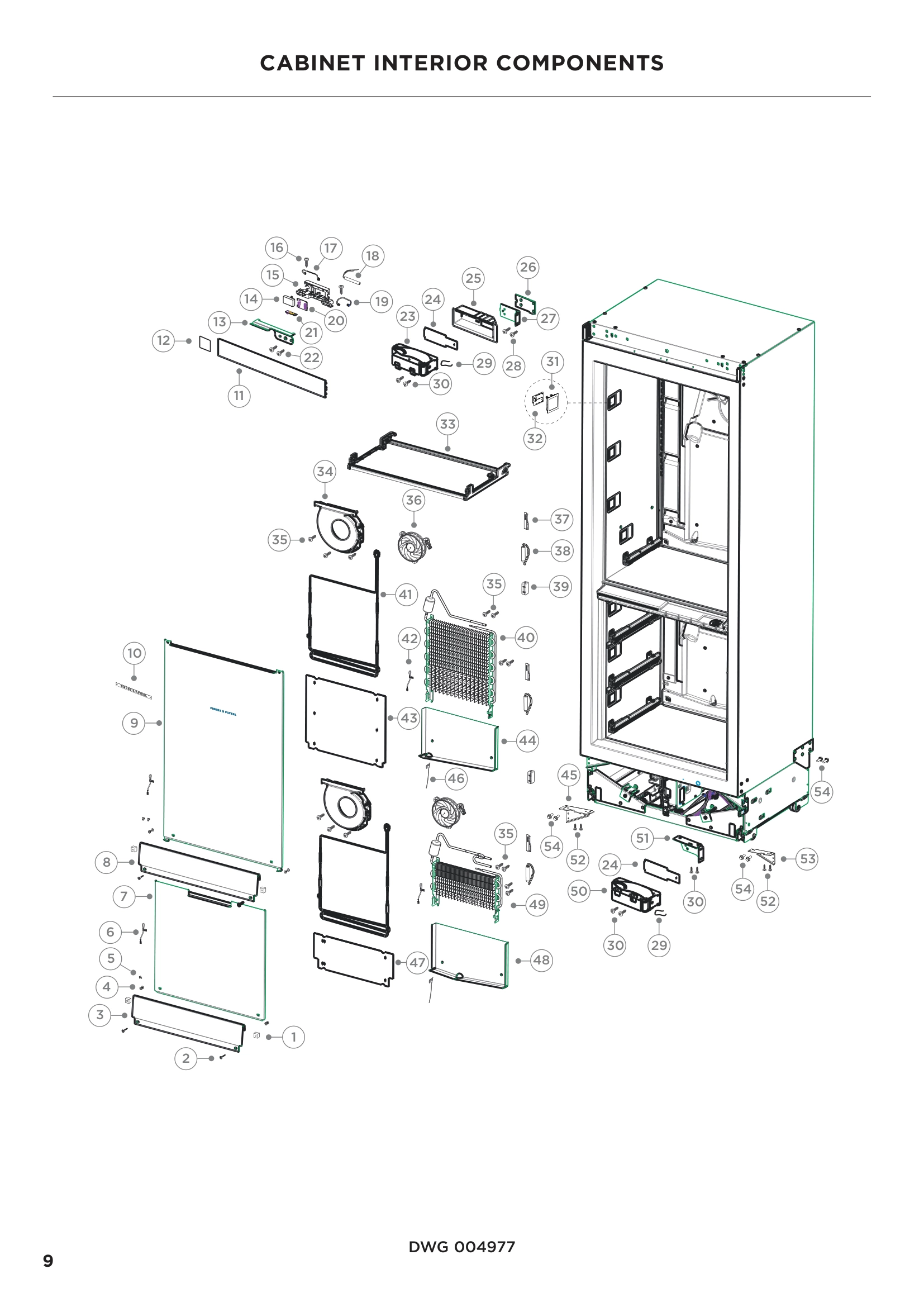 CABINET INTERIOR COMPONENTS