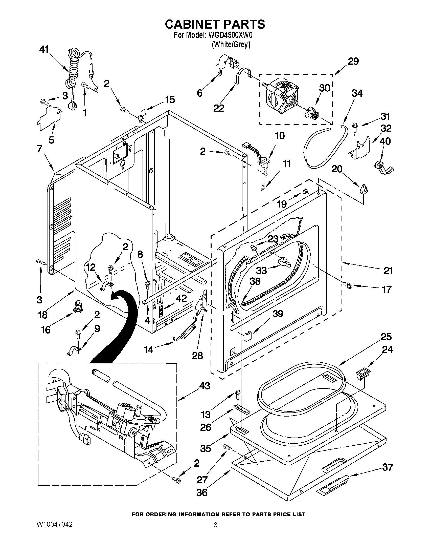 02 - CABINET PARTS