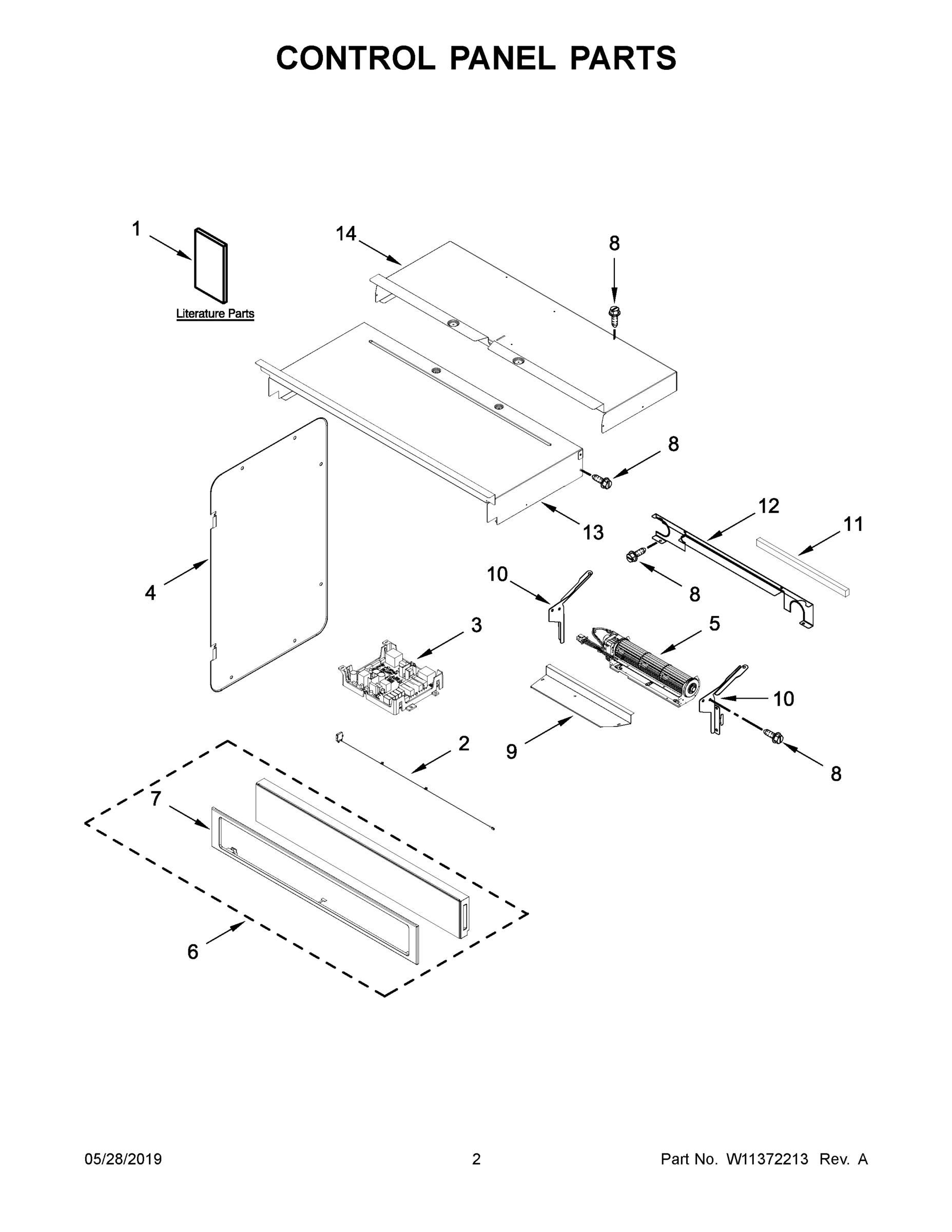 02 - CONTROL PANEL PARTS